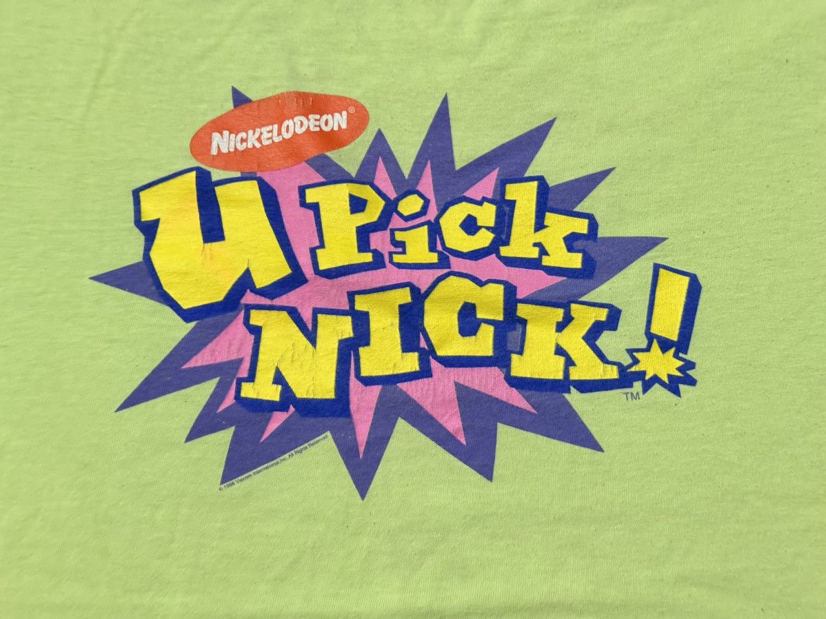 Vintage VINTAGE 90s NICKELODEON U Pick Nick U-Pick Live SHIRT Size US L / EU 52-54 / 3 - 4 Thumbnail