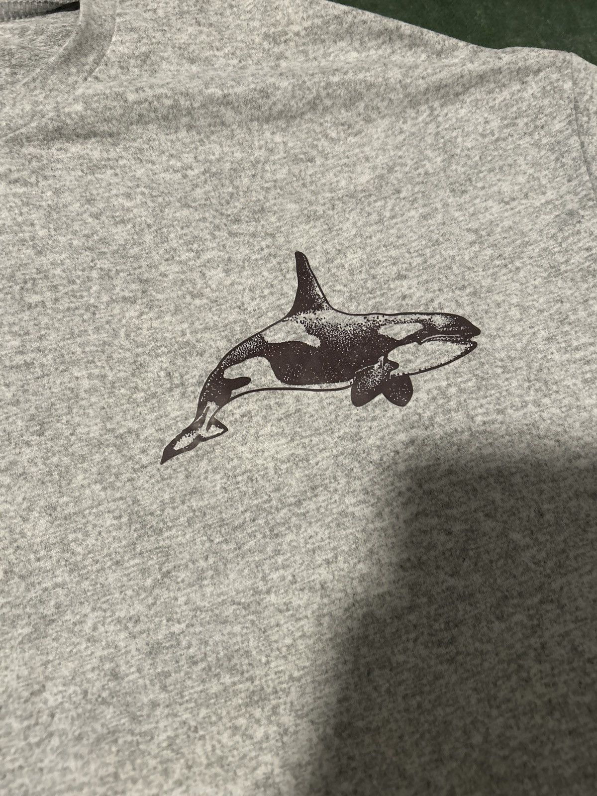 Shein Grey whale shirt Size L / US 10 / IT 46 - 3 Thumbnail