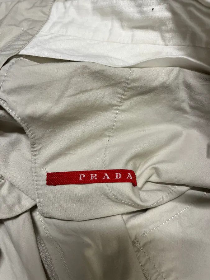 Prada × Vintage SS2007 Prada Light Beige Simple Shorts Size US 30 / EU 46 - 9 Thumbnail