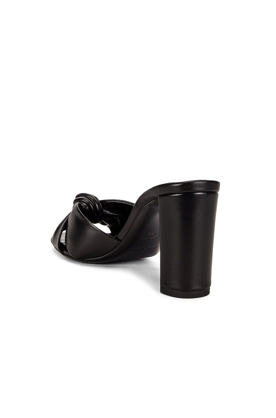 Saint Laurent Paris o1bcso1str0326 Bianca Mules Sandals in Black Size US 6 / IT 36 - 3 Thumbnail