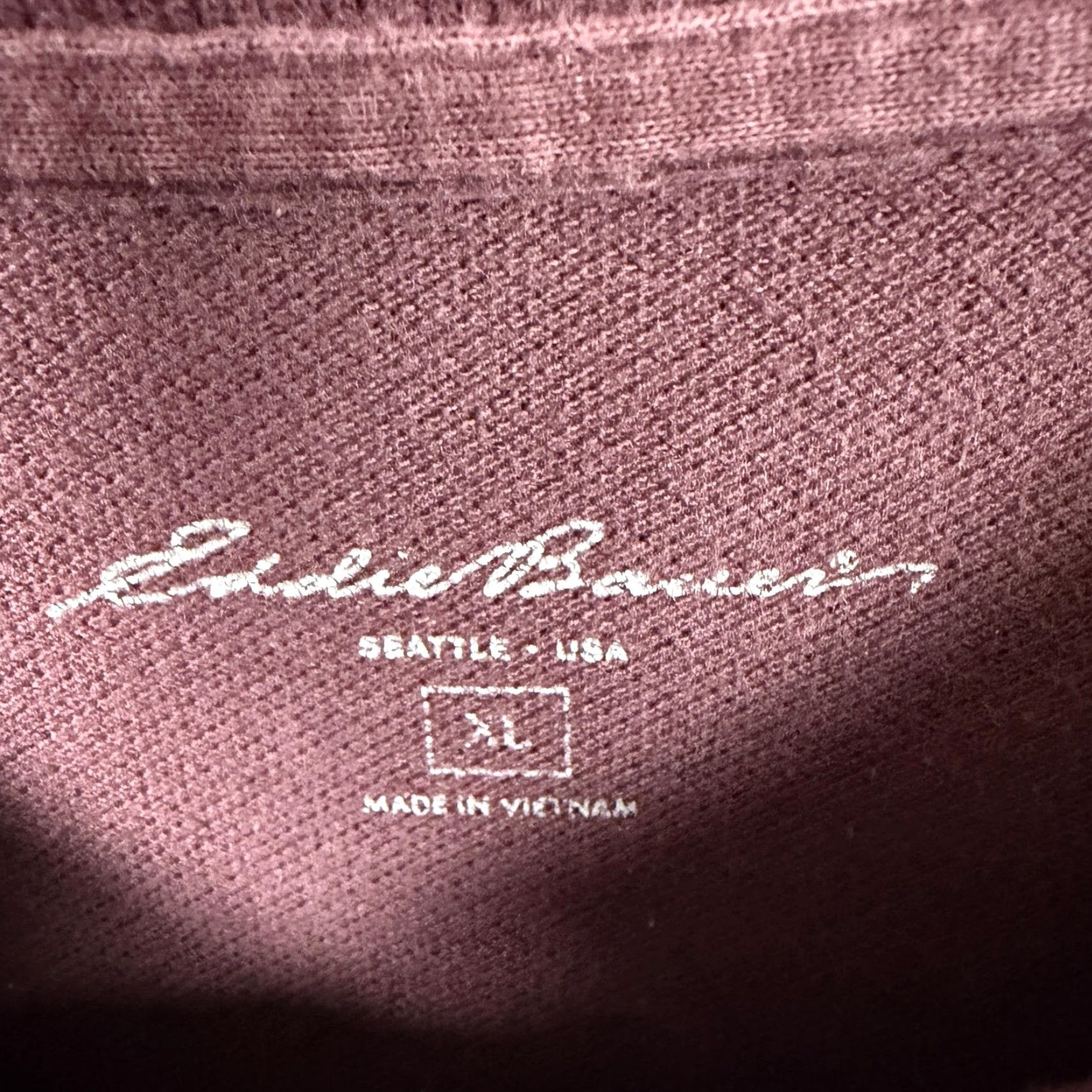 Eddie Bauer Eddie Bauer Polo Shirt Mens XL Maroon Long Sleeve Casual Travel Golf Tennis Walking 100% Cotton Size US XL / EU 56 / 4 - 5 Thumbnail