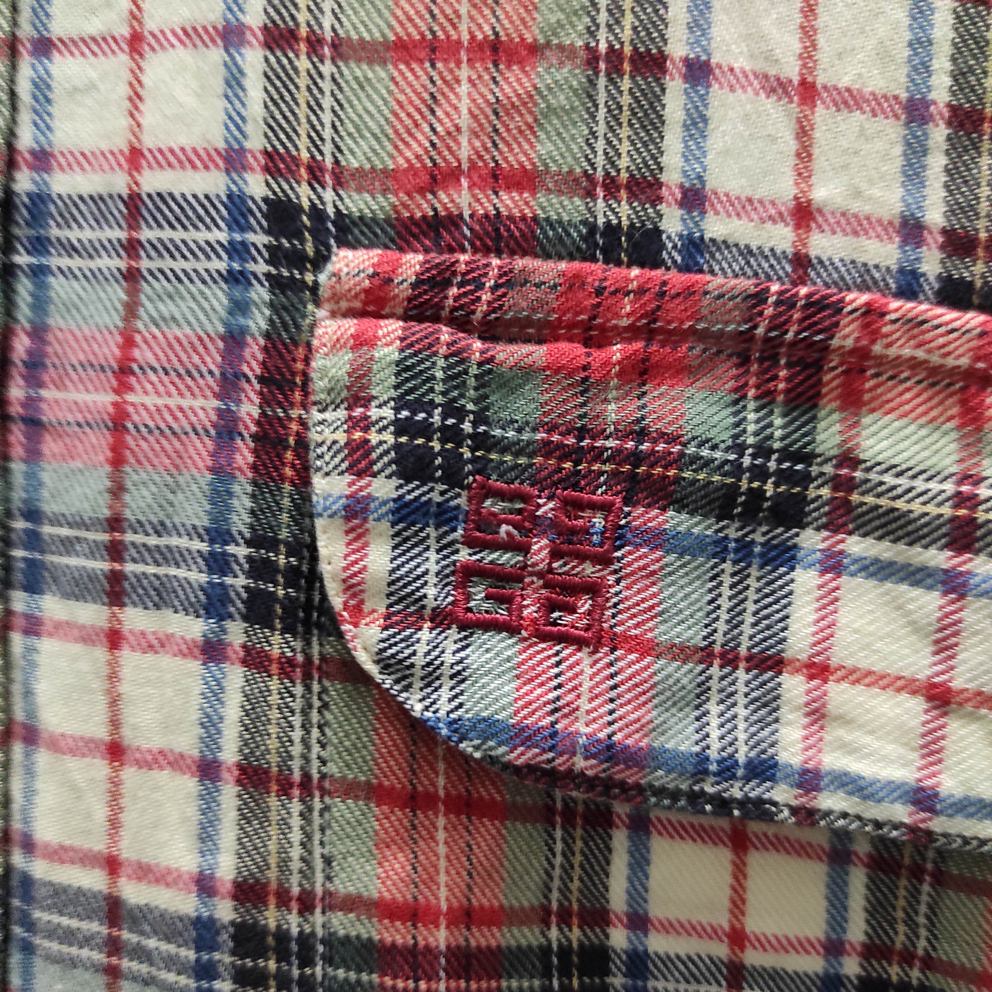 Givenchy Vintage Givenchy Gentleman Paris Flannel Shirt Size US S / EU 44-46 / 1 - 4 Thumbnail