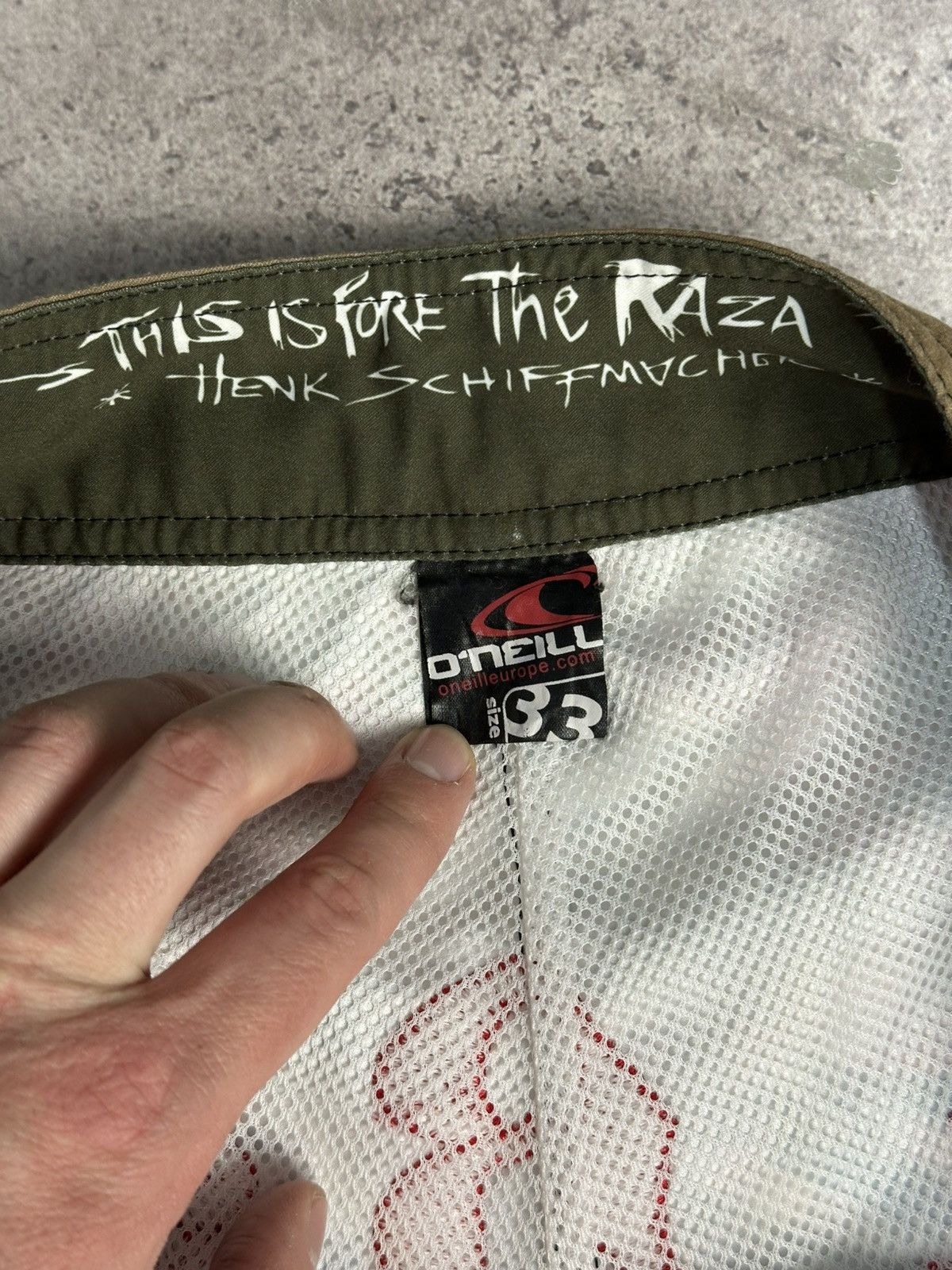 Other Vintage O’Neill La Raza Y2K All Over Print Shorts Archival Size US 33 - 8 Thumbnail