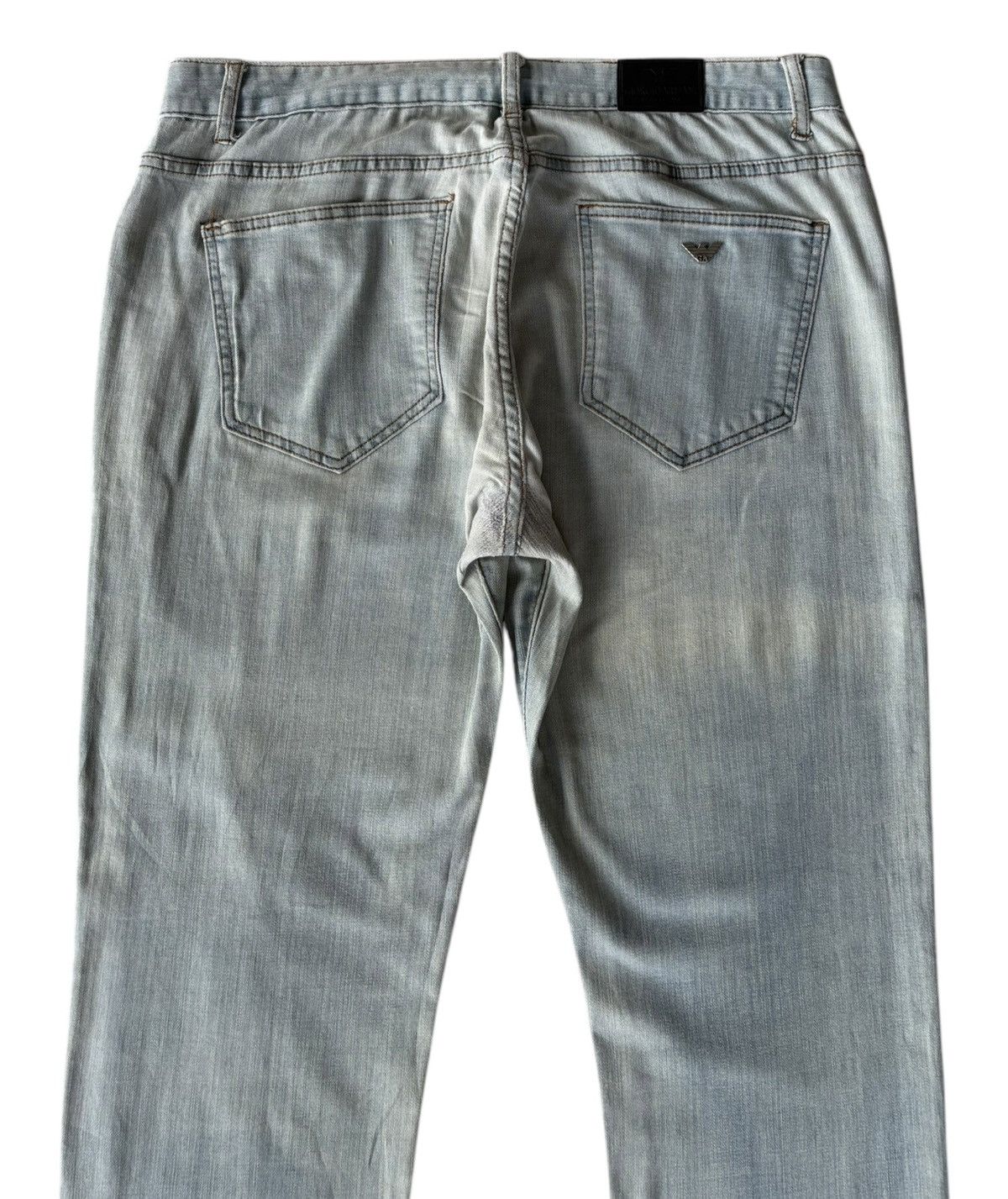 Giorgio Armani 🔥GIORGIO ARMANI LE COLLEZIONI WIDE BAGGY LIGHT WASH JEANS Size US 36 / EU 52 - 6 Thumbnail