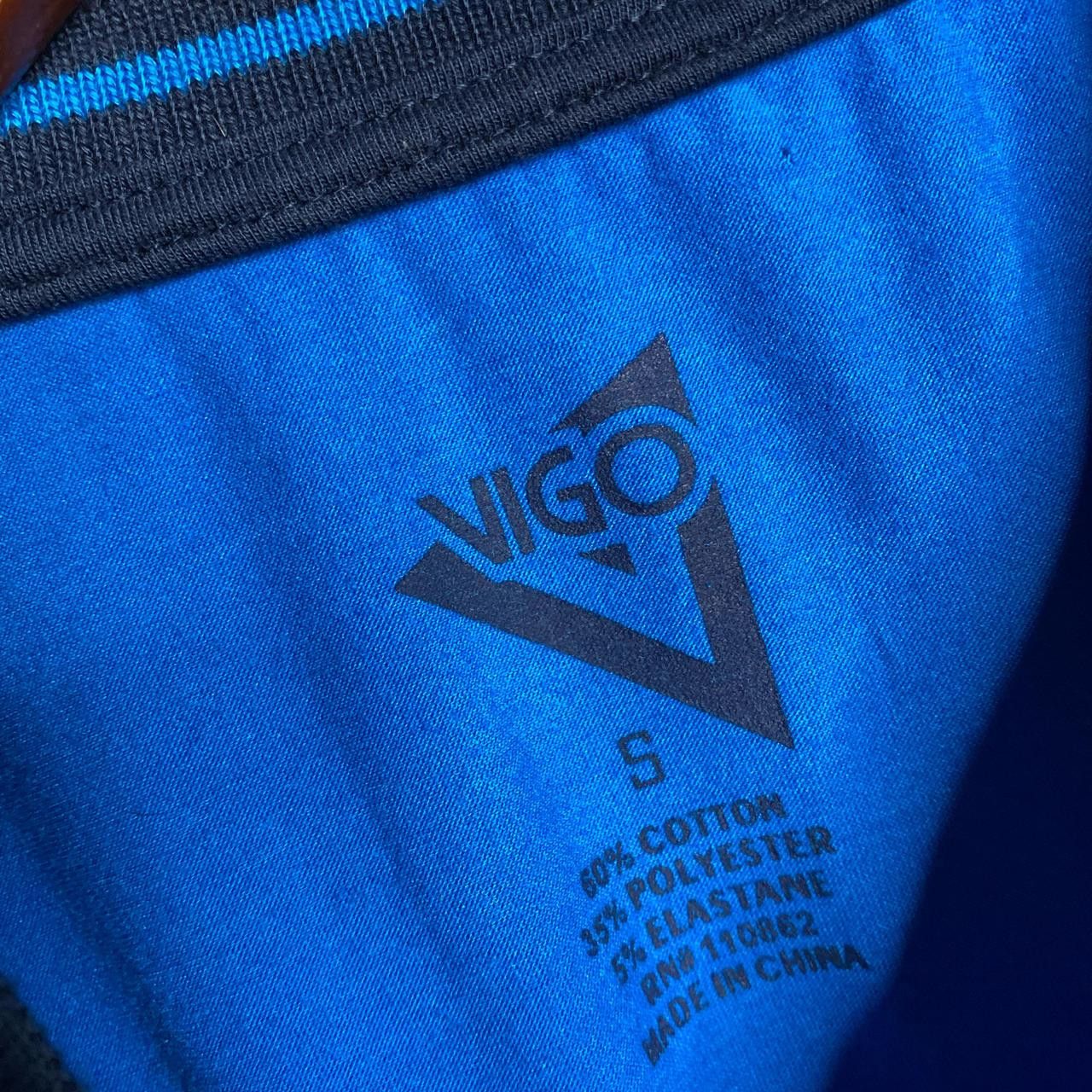 Vintage Vintage size small blue tee by Vigo Size US S / EU 44-46 / 1 - 4 Thumbnail