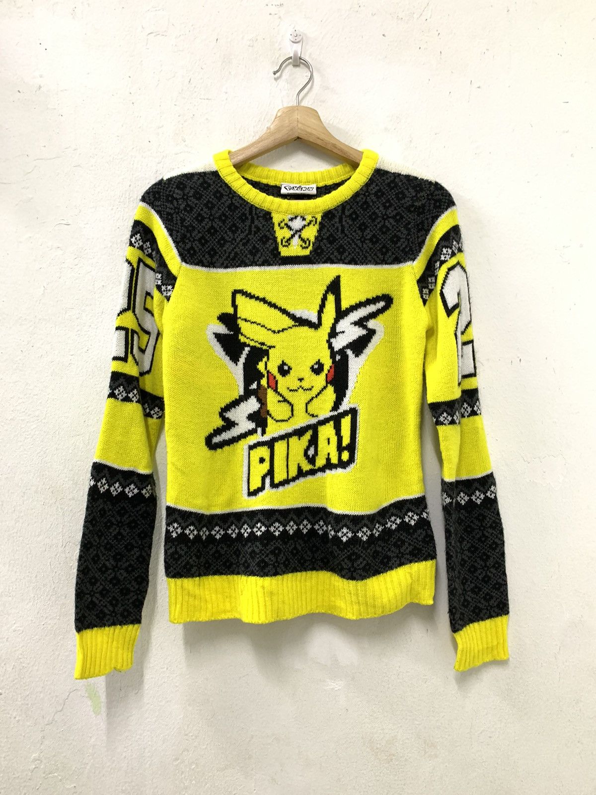 Nintendo × Pokemon Pikachu PIKA! 25th Year Anniversary Knitwear Size XXS / US 00 / IT 34 - 1 Thumbnail