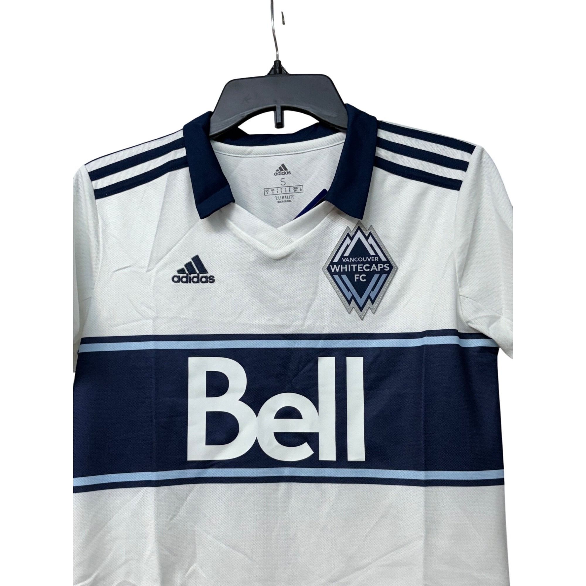 Adidas Adidas Women's Vancouver Whitecaps FC Soccer Jersey, Sz. S Size S / US 4 / IT 40 - 8 Thumbnail