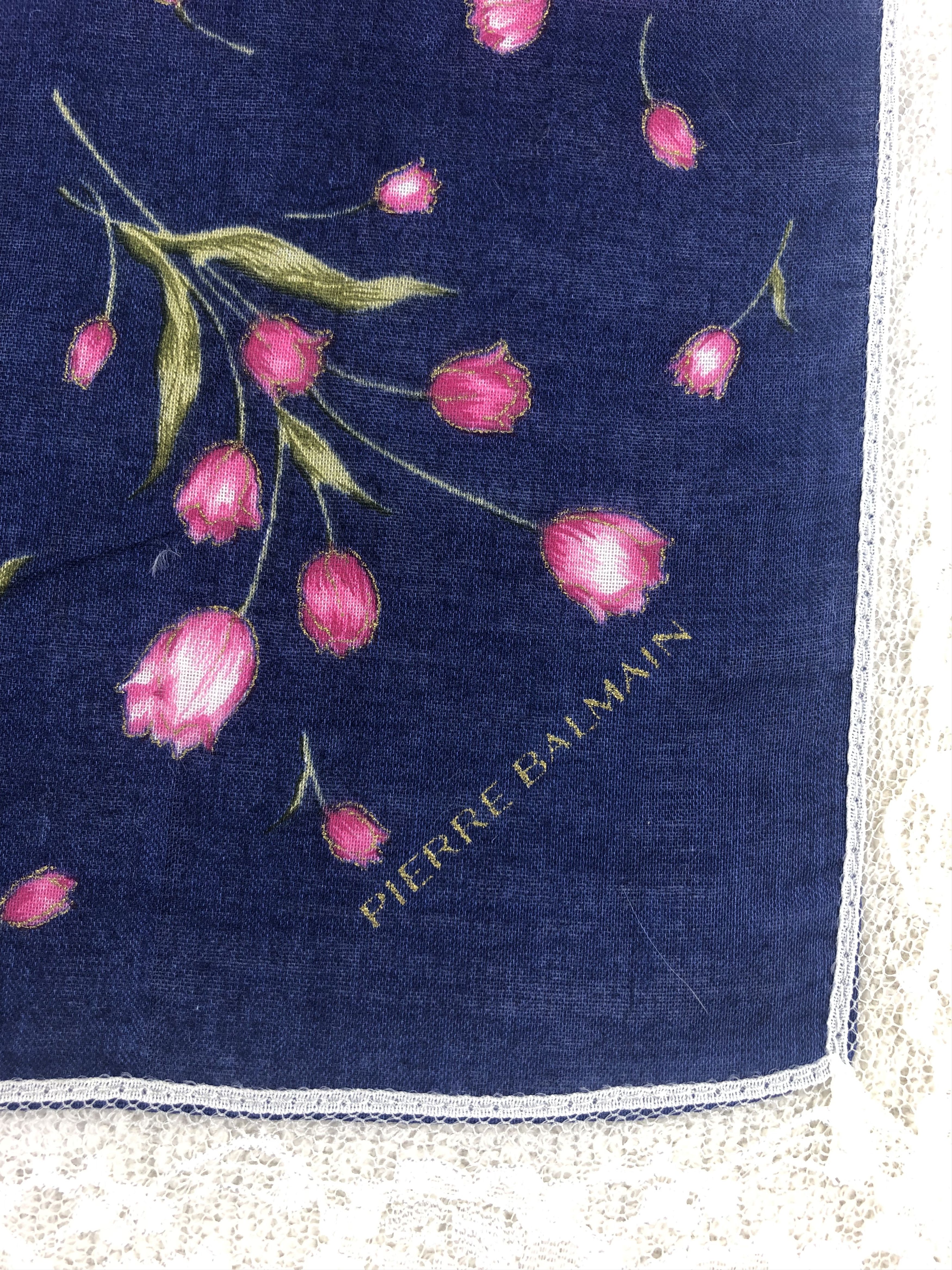 Pierre Balmain × Vintage Pierre Balmain Handkerchief / Bandana / Neckerchief Size ONE SIZE - 5 Thumbnail