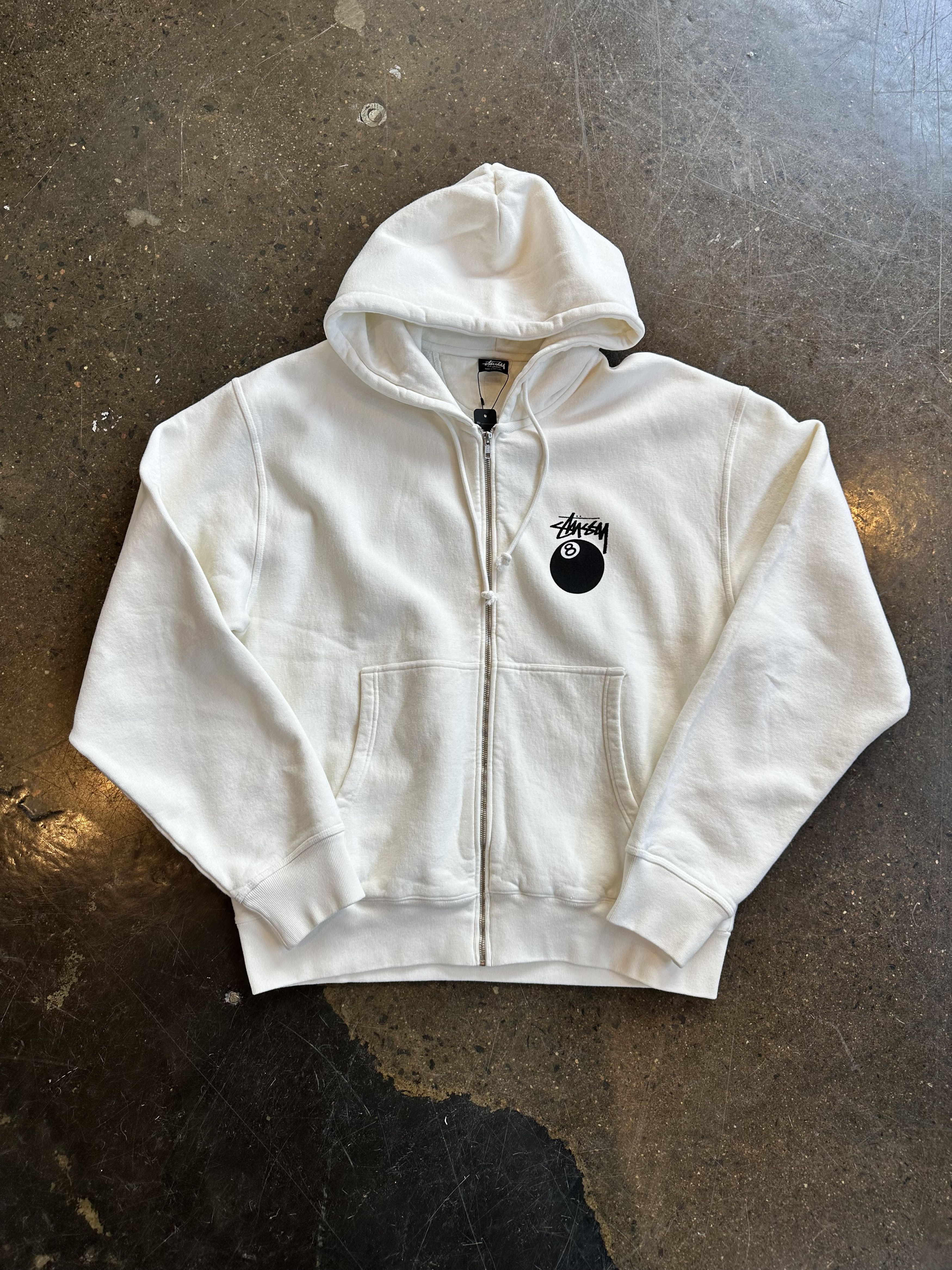 Amazon.co.jp: Stussy Zip Up Hoodie, 8 BALL Zip HOODIE