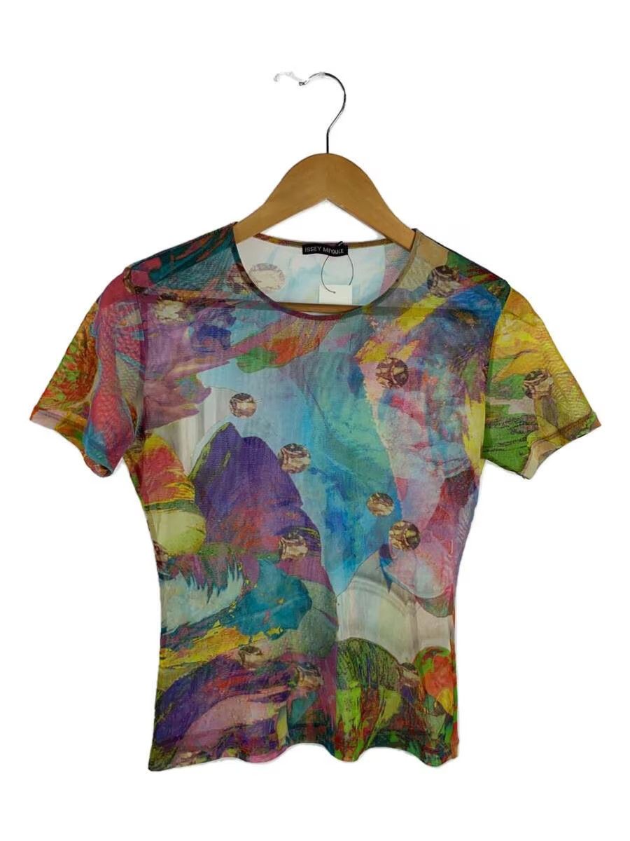 Issey Miyake Psychedelic Pattern Mesh Top Size M / US 6-8 / IT 42-44 - 1 Thumbnail
