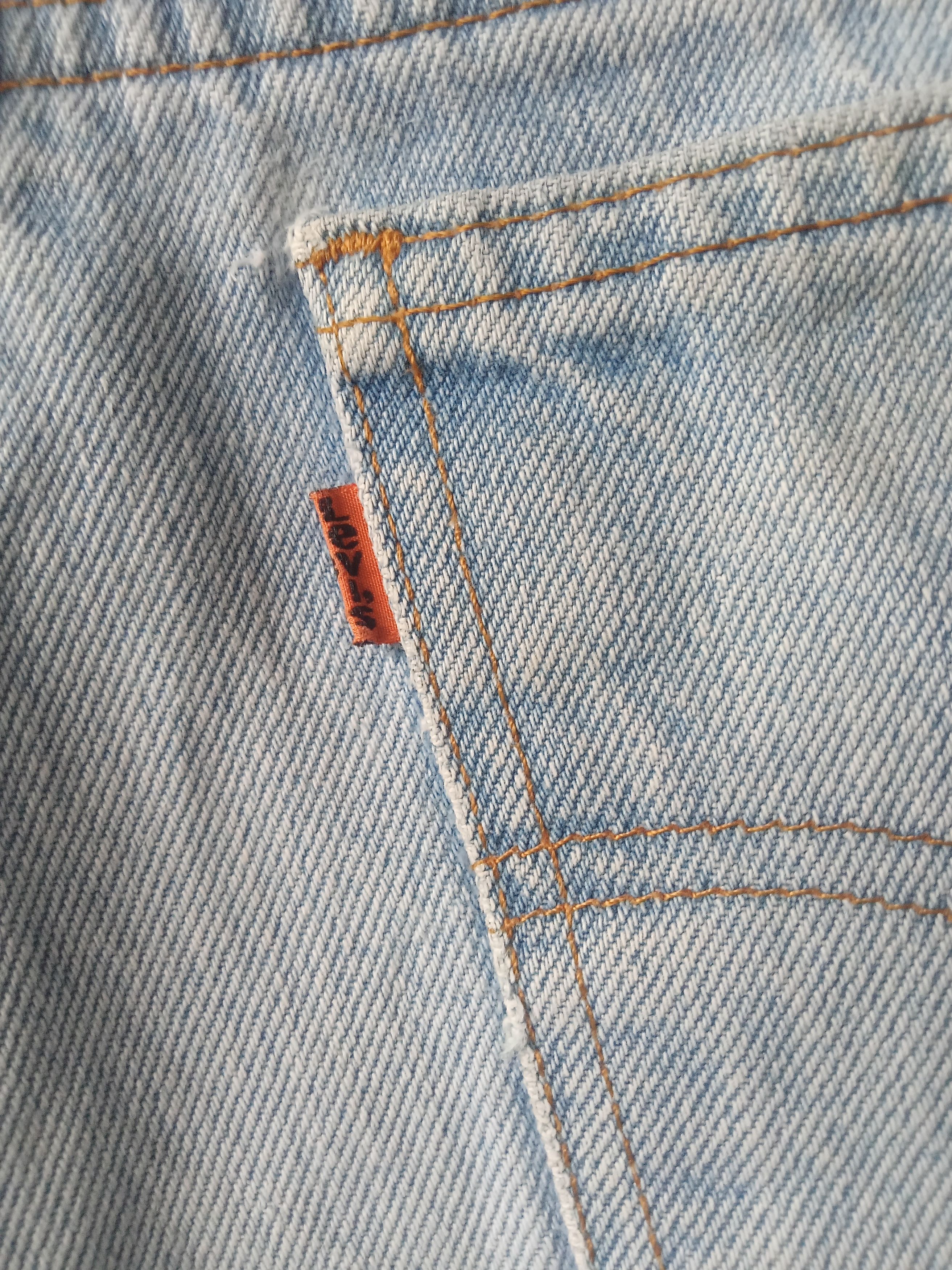 Levi's Vintage Clothing Vintage 90s Levis x Leslie Hamel Cut Off Jeans Size 33" - 8 Thumbnail