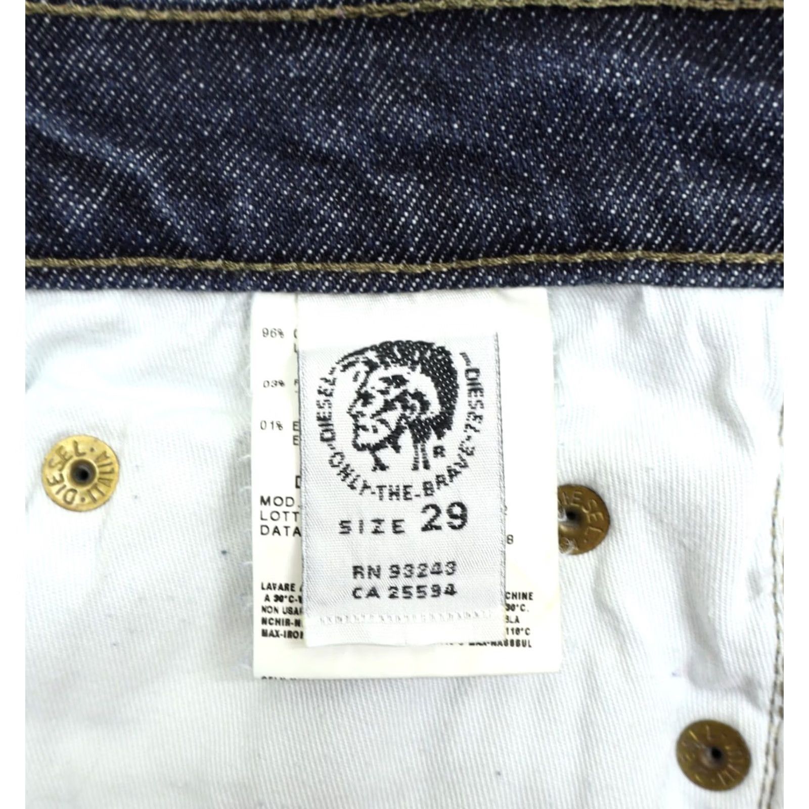 Diesel Diesel Jeans Bootcut 5-Pocket Denim Blue Size 29X30 Regular 30" Inseam Low Rise Women Size 29" - 7 Thumbnail