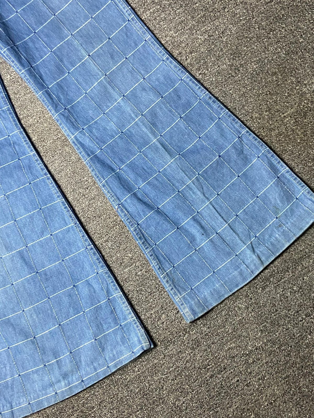 Japanese Brand WEST Japanese Brand Patchwork Seams Denim Jeans (162) Size 33" - 10 Thumbnail