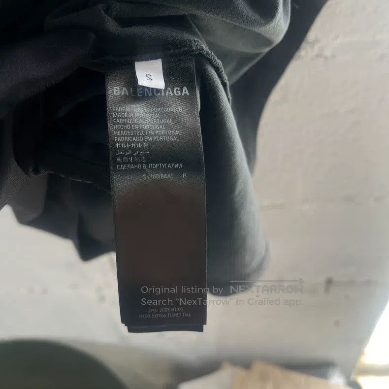 Balenciaga Balenciaga Black Short Sleeve T-Shirt, Size S Size US S / EU 44-46 / 1 - 3 Thumbnail