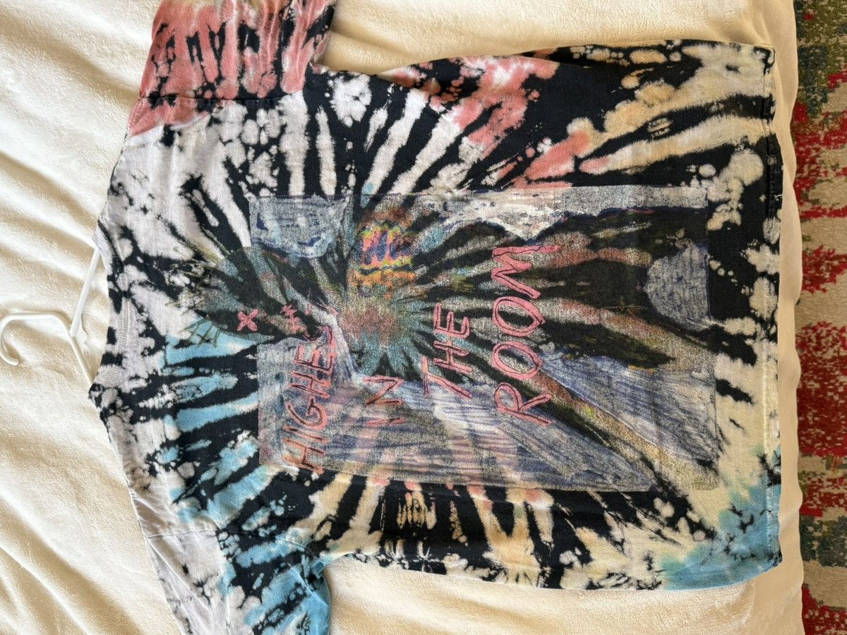 Travis Scott Travis Scott Cactus Jack Highest In The Room Tie Dye Tee Size US M / EU 48-50 / 2 - 8 Thumbnail