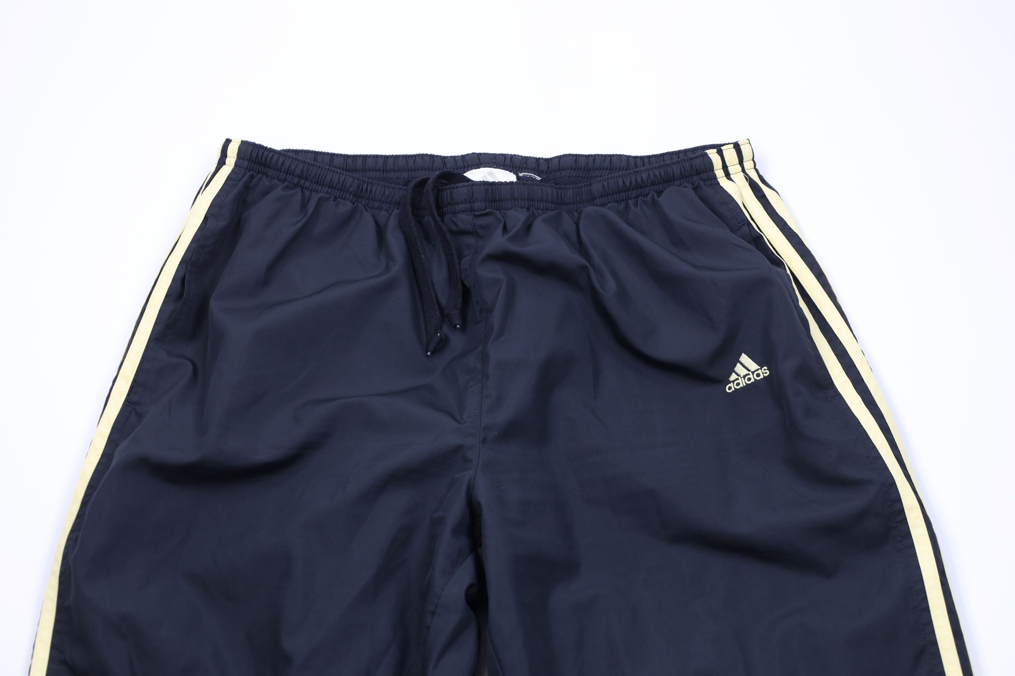 Adidas × Vintage Vintage Y2K Adidas Striped Lined Wide Leg Windbreaker Pants Size US 38 / EU 54 - 2 Thumbnail