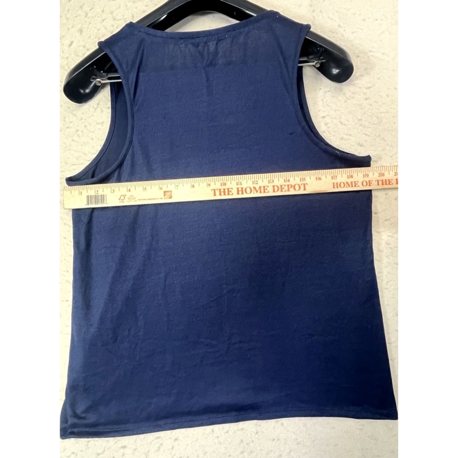 Lucky Brand Lucky Brand Womens Sleeveless Shirt Tank Blue Scoop Neck Cotton Blend M Medium See Pics Size M / US 6-8 / IT 42-44 - 3 Thumbnail