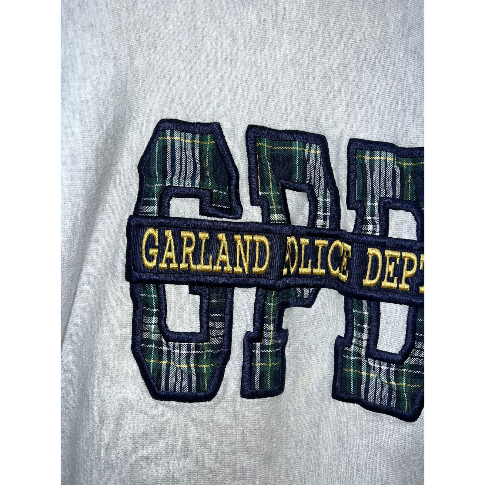 Vintage Vintage Police Gray Sweatshirt Weave Sweats Crewneck 90s L Size US L / EU 52-54 / 3 - 3 Thumbnail