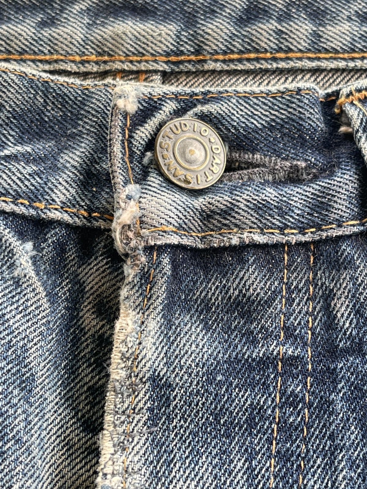 Studio D'Artisan Studio D'artisan Ripped Distressed Selvedge Denim Size US 32 / EU 48 - 25 Thumbnail