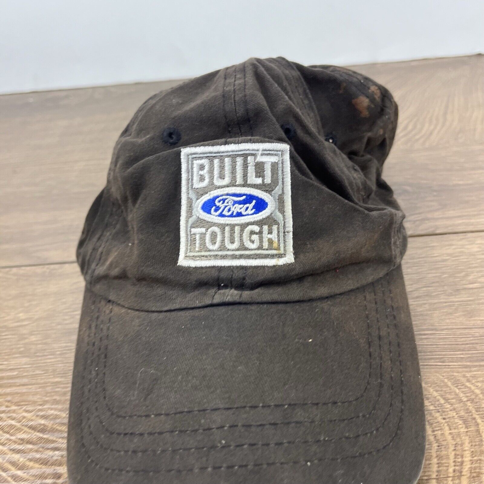 Ford Ford Hat Built Ford Tough Hat Brown Cap Adjustable Brown Adu Size ONE SIZE - 5 Thumbnail