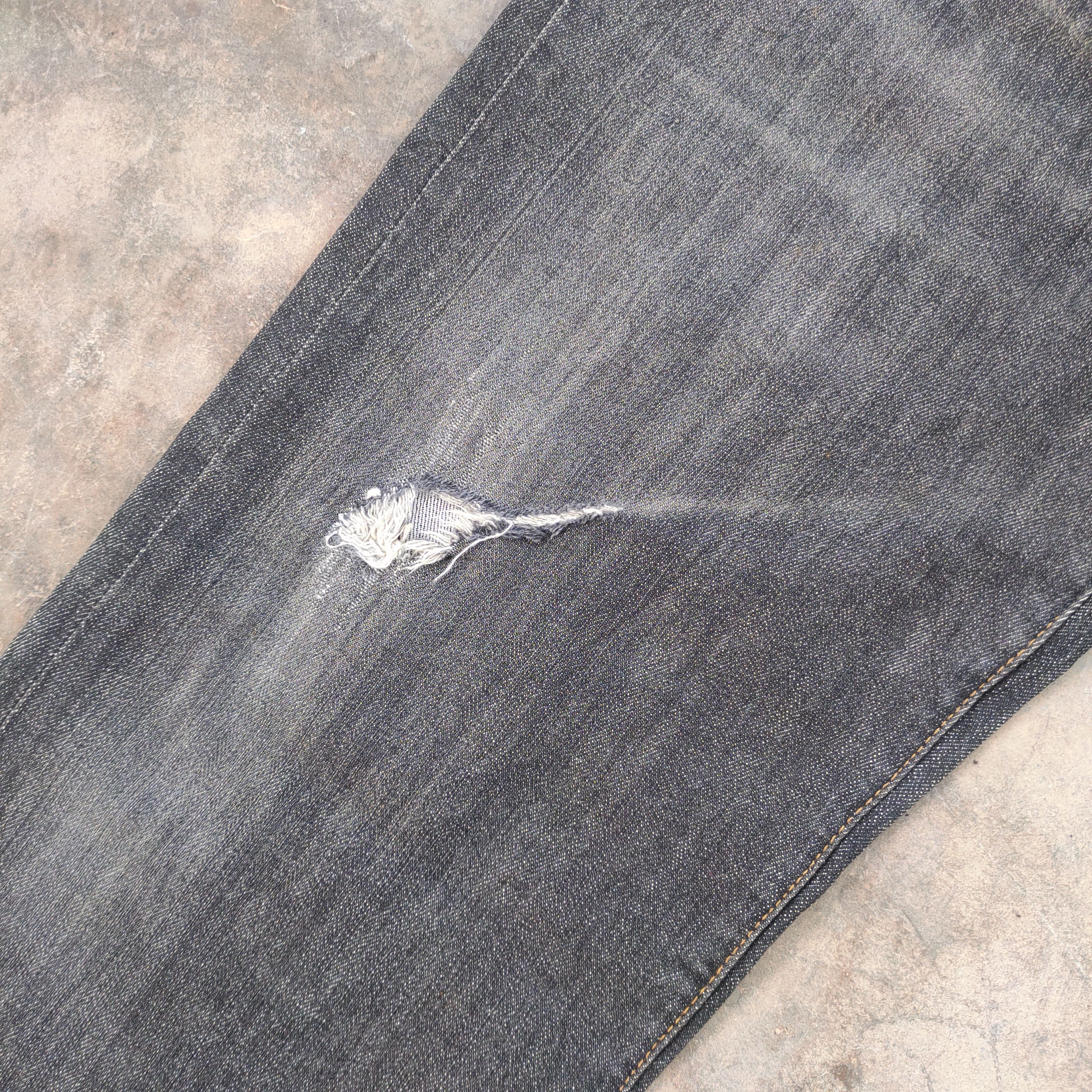 Hanes VINTAGE BLACK HANES FADED JEANS DENIM PANTS Size US 36 / EU 52 - 5 Thumbnail