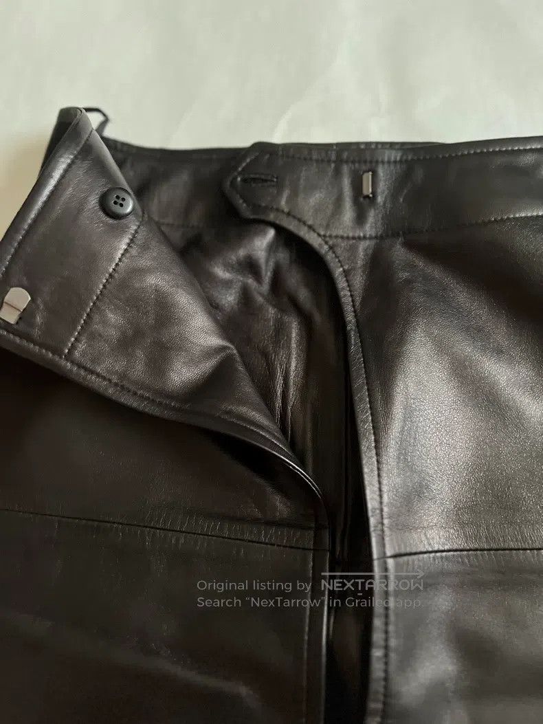 Hermes Hermes Showcase Leather Skirt Size XS / US 0-2 / IT 36-38 - 5 Thumbnail
