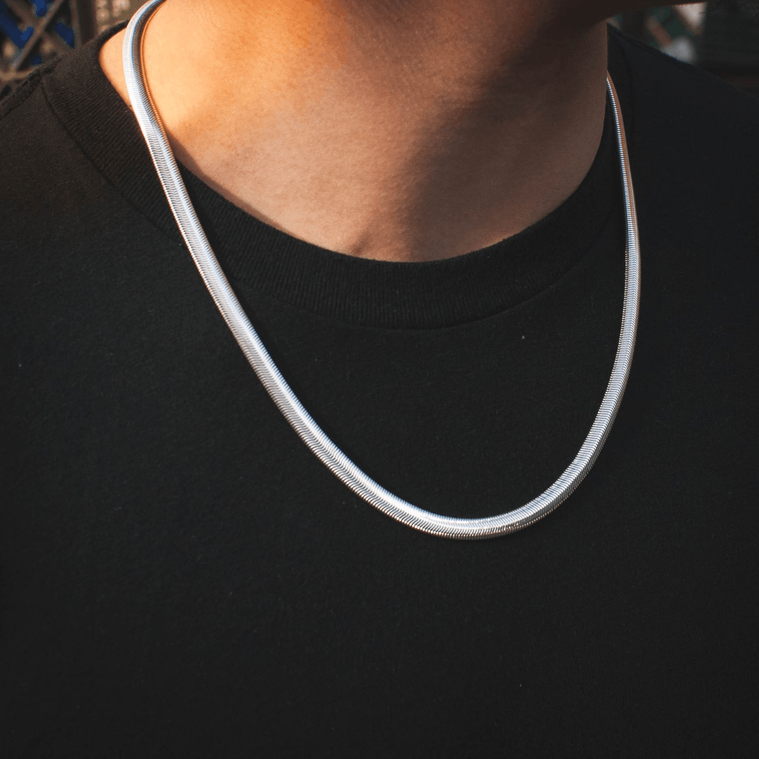 Other 925 Sterling Silver 22" Vintage Herringbone Chain Necklace Size ONE SIZE - 1 Thumbnail