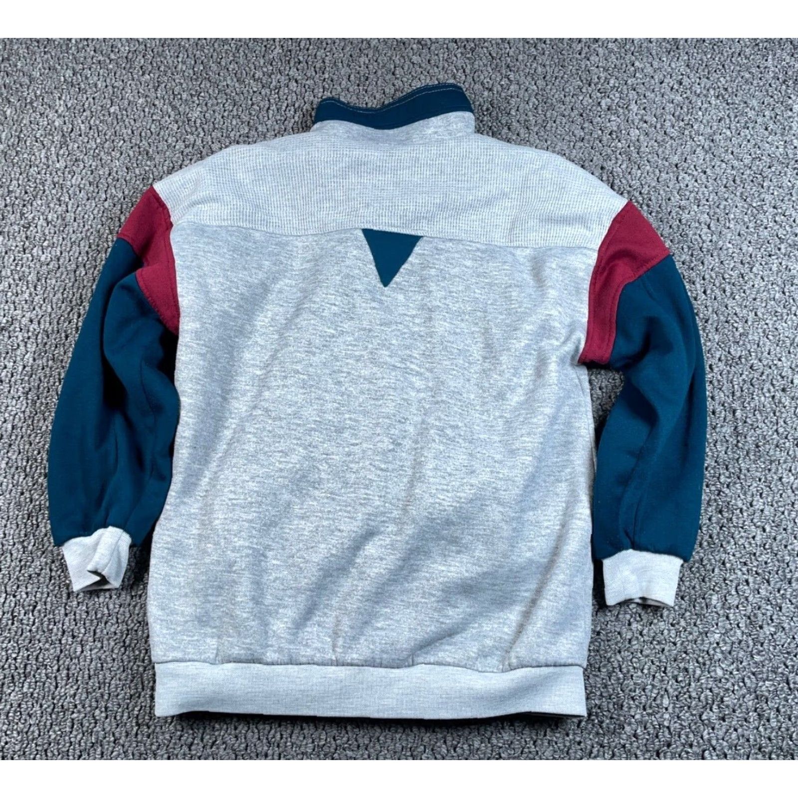 Vintage VTG 90s Reversible Windbreaker Jacket Adult Medium Gray Red Snap Button Mens Size US M / EU 48-50 / 2 - 2 Thumbnail