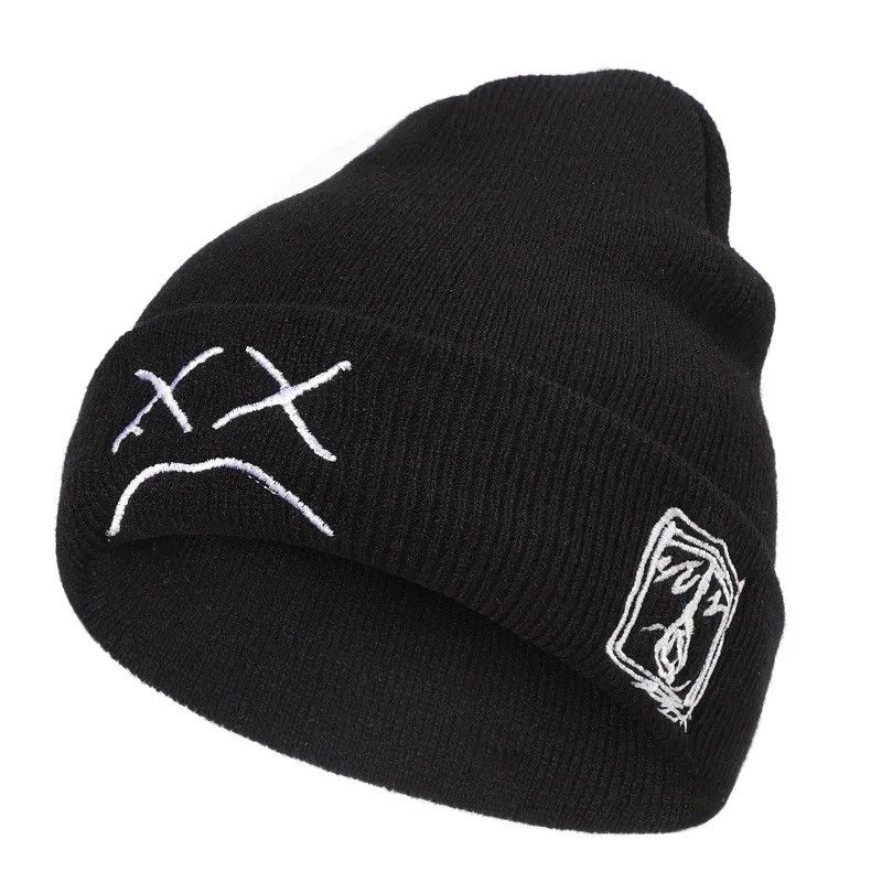 Other Winter Embroidery Beanie Knitted Hat Size ONE SIZE - 3 Thumbnail
