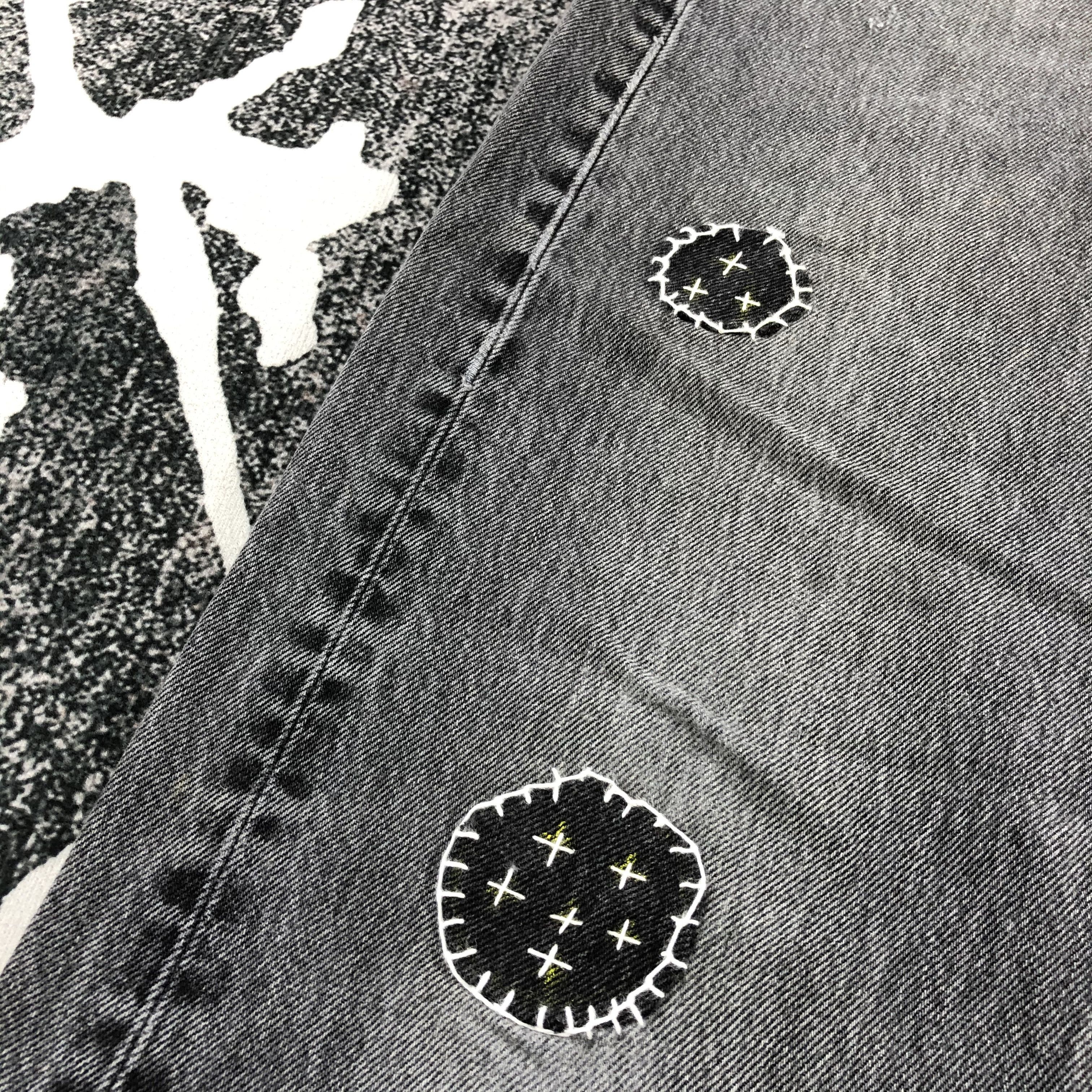 Levi's Vintage Levis 501 Jeans Patchwork Faded Black Denim KJ726 Size US 32 / EU 48 - 11 Thumbnail