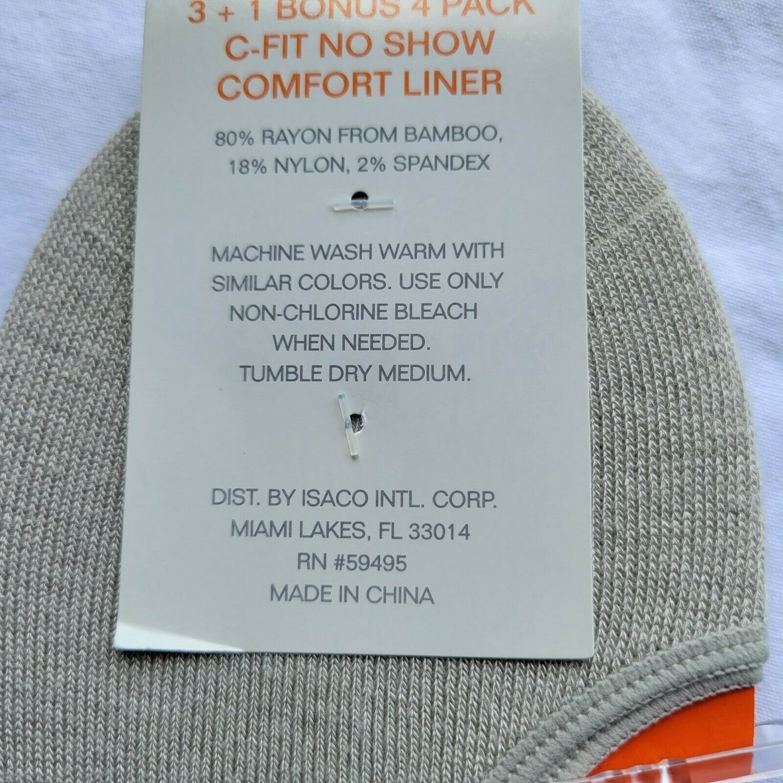Other Unisex No See No Show Comfort Liner. Pack of 2. One Size Size ONE SIZE - 3 Thumbnail
