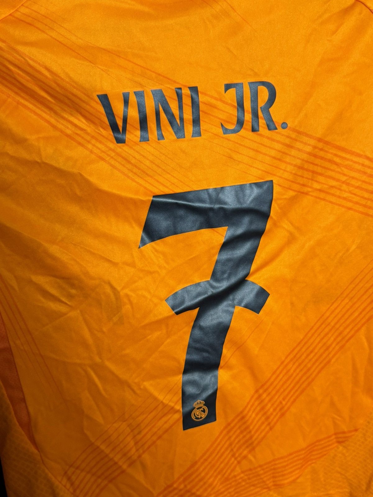 Adidas KIDS New Real Madrid 24/25 Away Vinicius Jr Football Jersey Size US XS / EU 42 / 0 - 3 Thumbnail