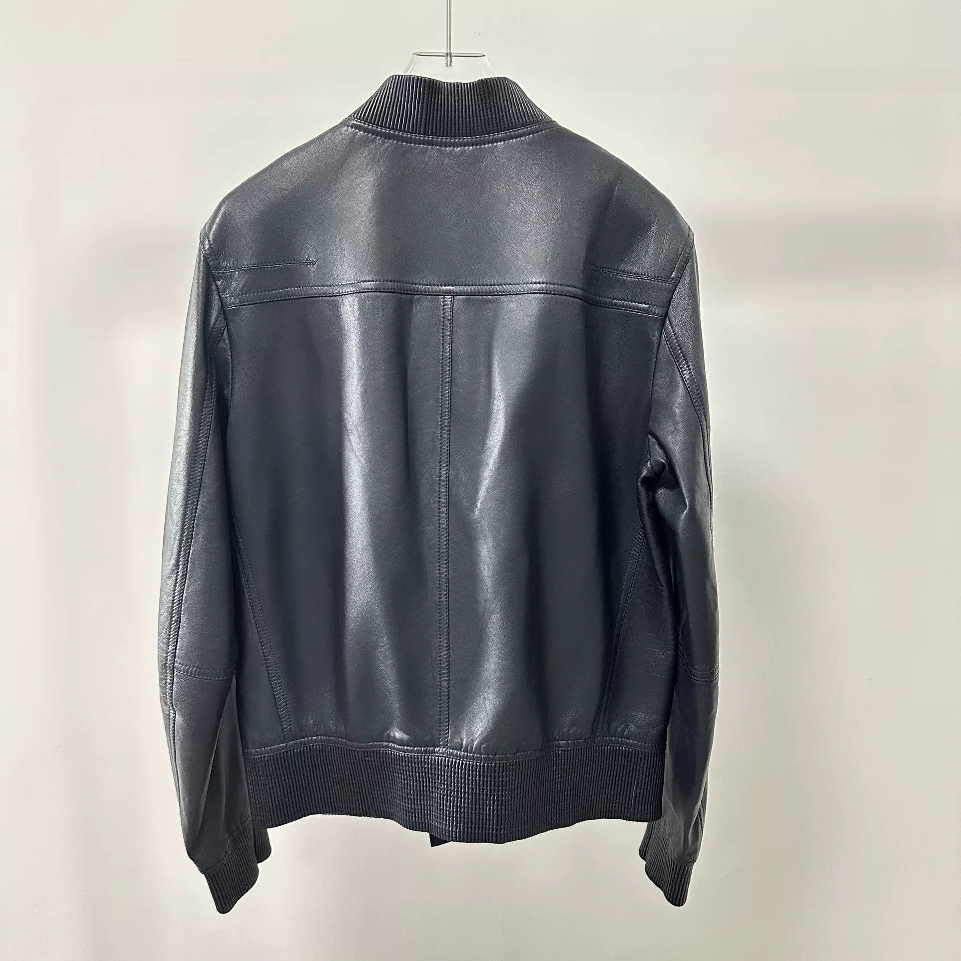 Dior Dior Sheepskin Baseball Collar Leather Jacket Size US M / EU 48-50 / 2 - 3 Thumbnail