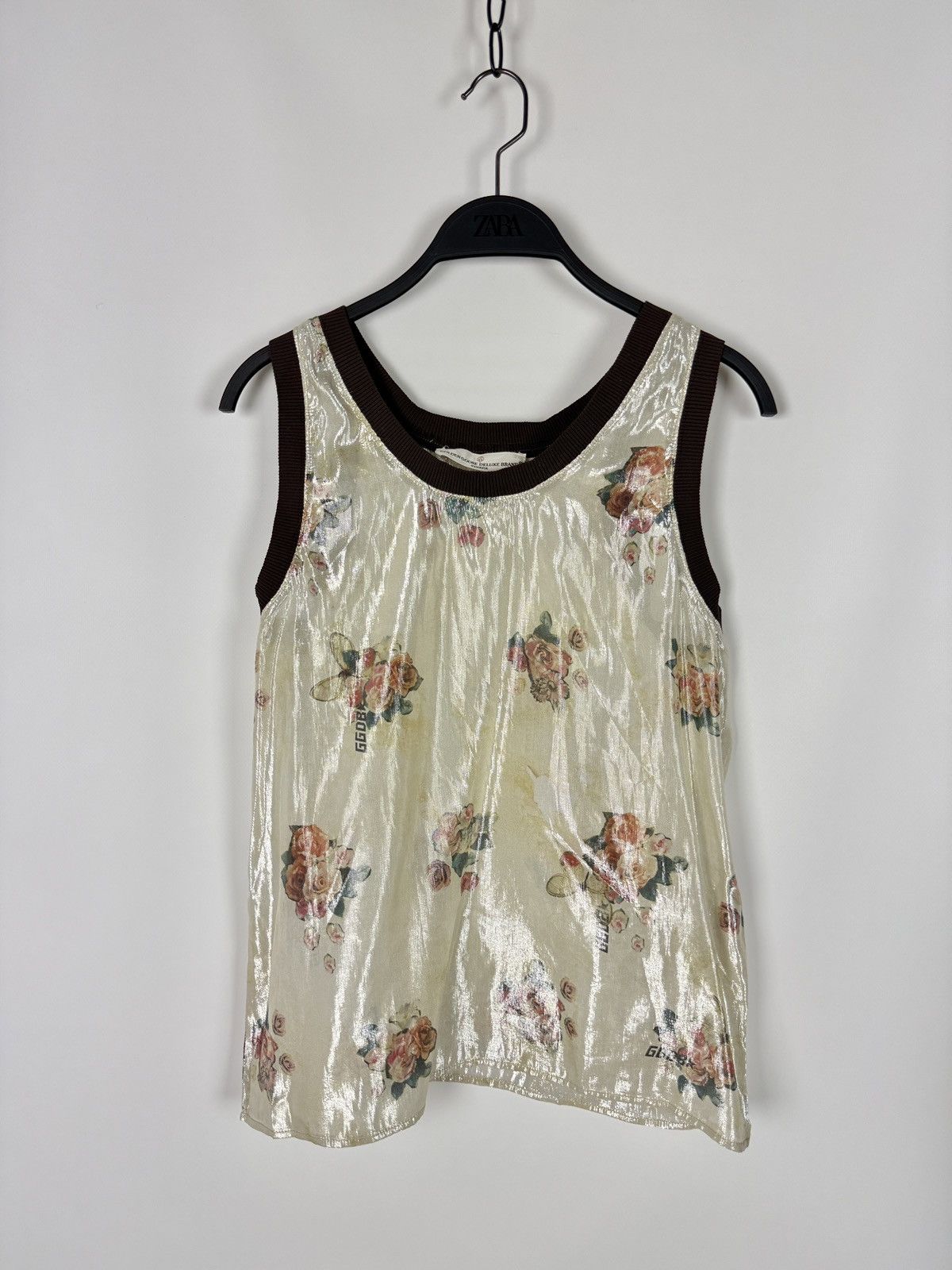 Golden Goose Golden Goose Deluxe Brand Floral Silk Blend Tank Top M Size M / US 6-8 / IT 42-44 - 3 Thumbnail