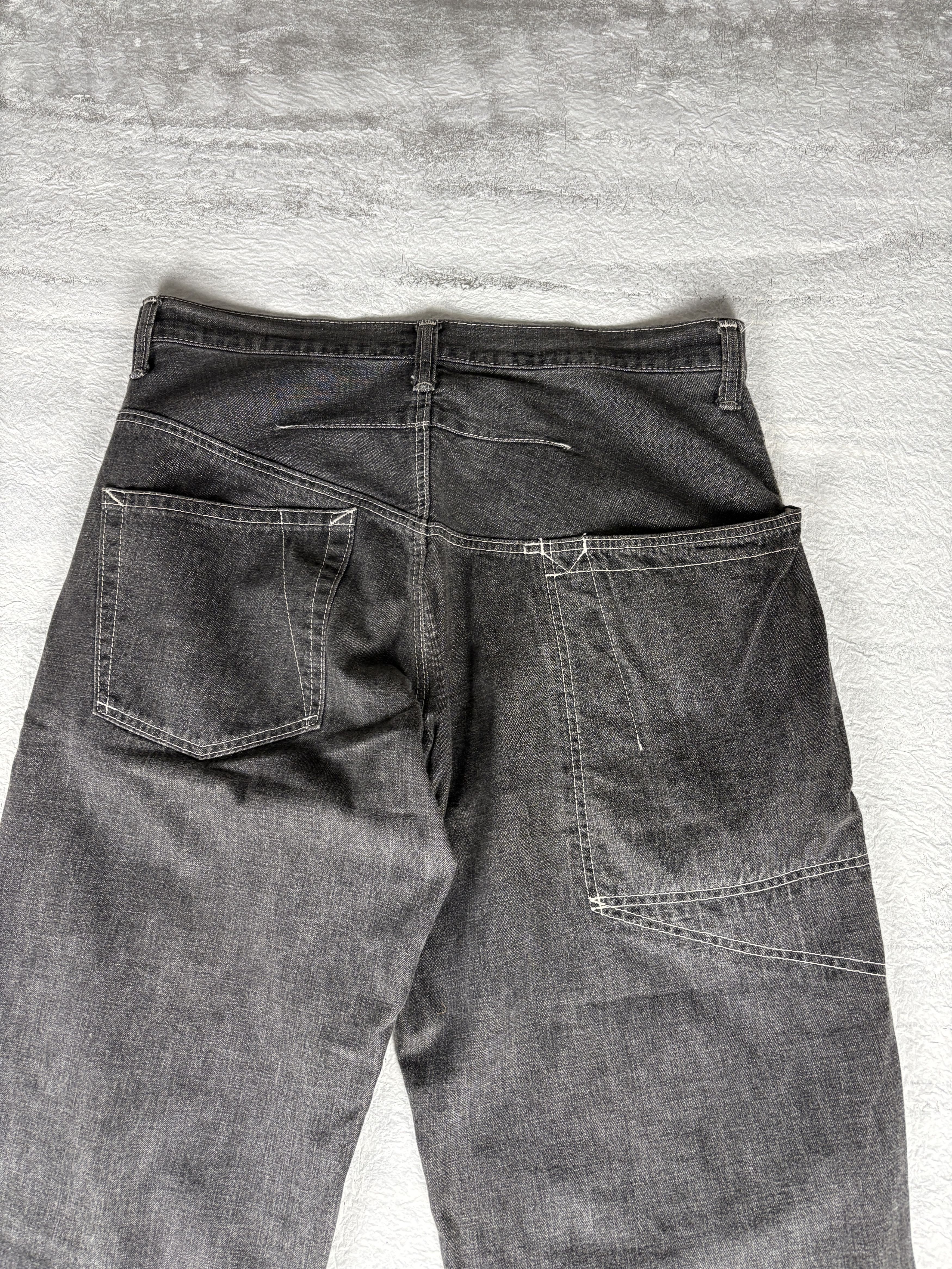Yohji Yamamoto Yohji Yamamoto 00s Y's Denim Jeans Grey Size US 32 / EU 48 - 6 Thumbnail