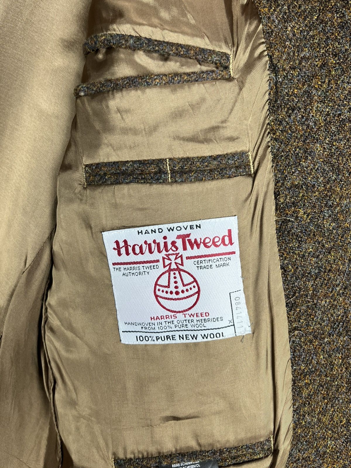 Harris Tweed × Vintage Harris Tweed wool blaze jacket Size 48R - 12 Thumbnail