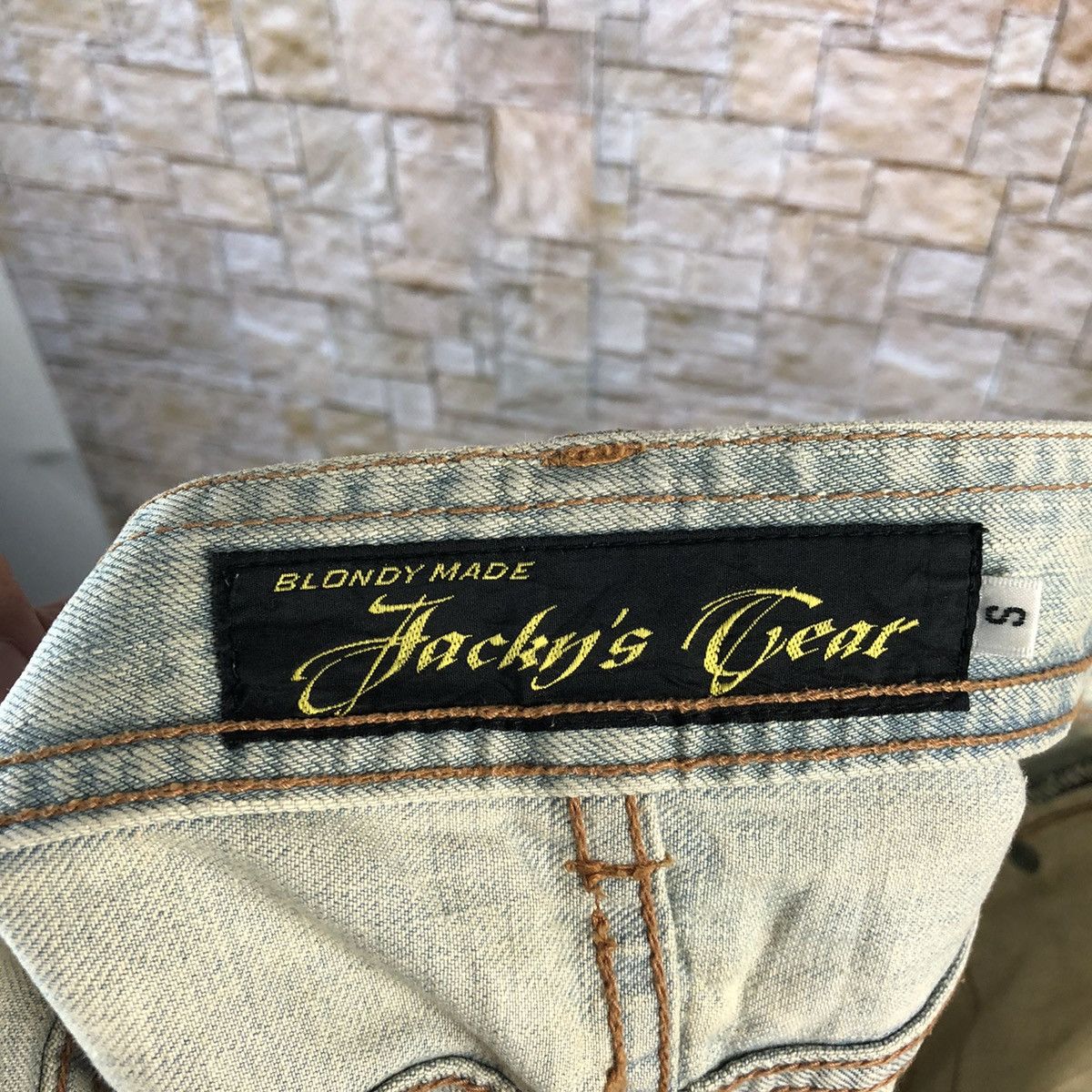 Japanese Brand Jacky Gear japan Blue ripped Distressed Denim Pants #A950 Size US 30 / EU 46 - 20 Thumbnail