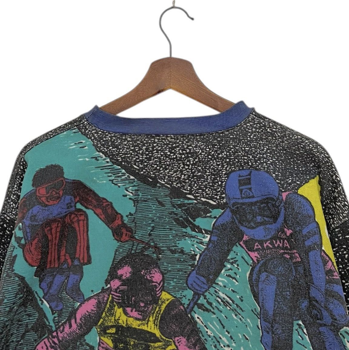 Vintage Vintage Brand Akwa Made In Usa Sweatshirt 1990s Size US M / EU 48-50 / 2 - 8 Thumbnail