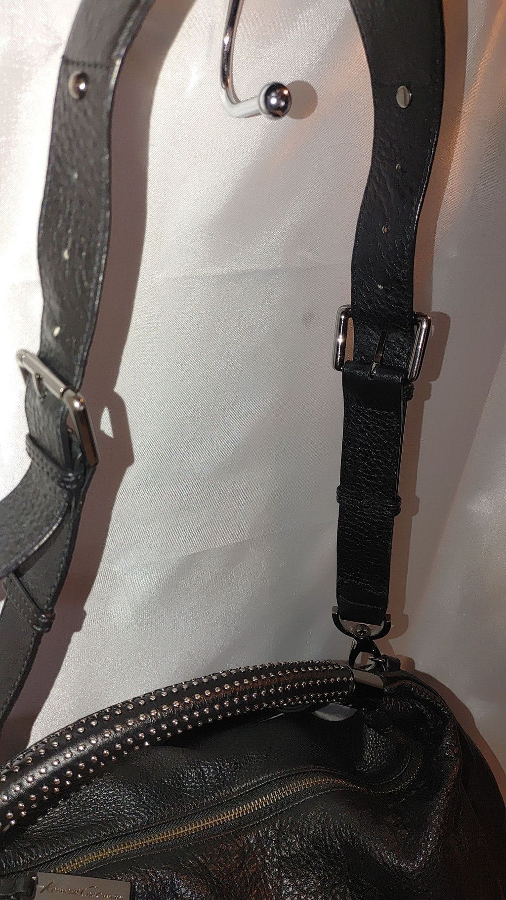 Kenneth Cole Kenneth Cole New York Leather Oversized Hobo Bag Size ONE SIZE - 4 Thumbnail