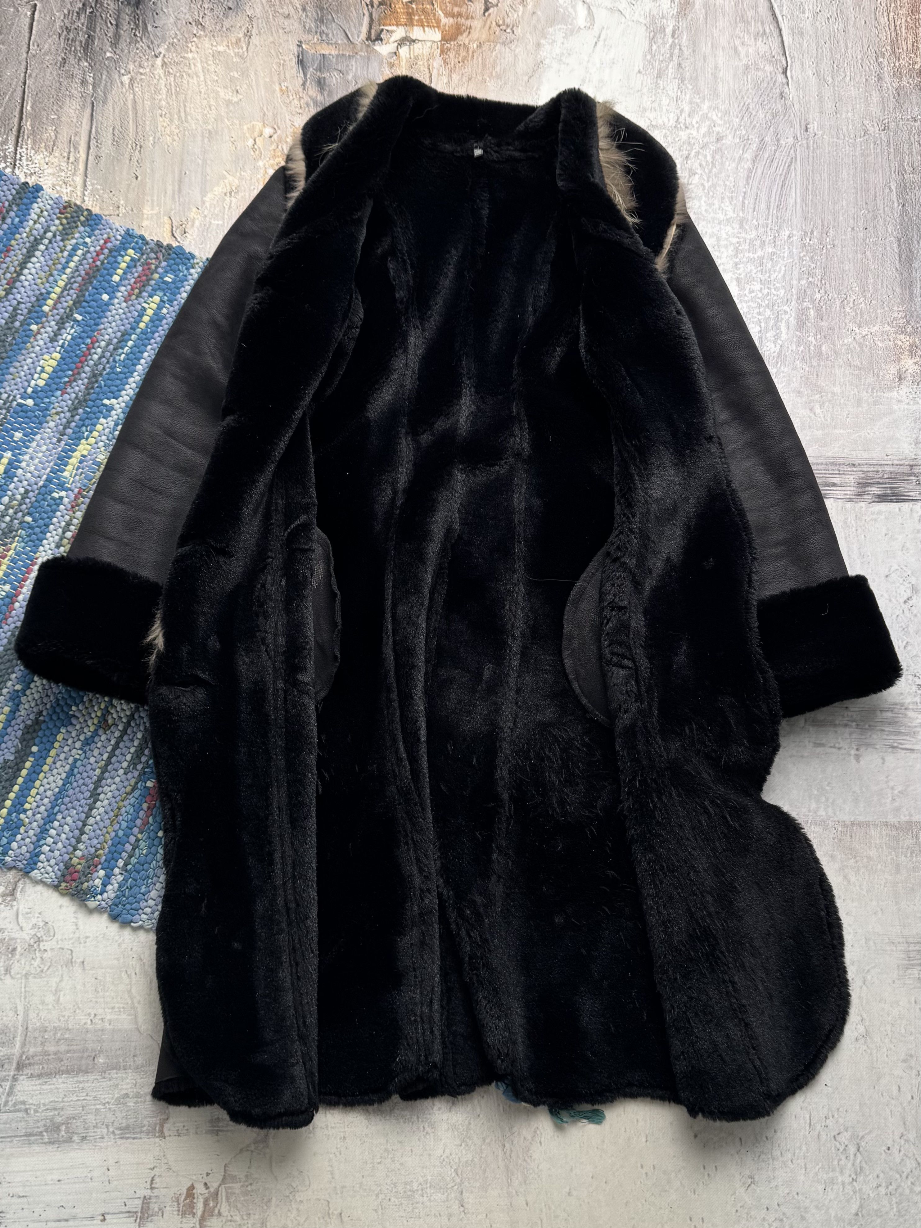 Vintage Vintage Faux Sheepskin Coat A8(V1)D15 Size S / US 4 / IT 40 - 5 Thumbnail
