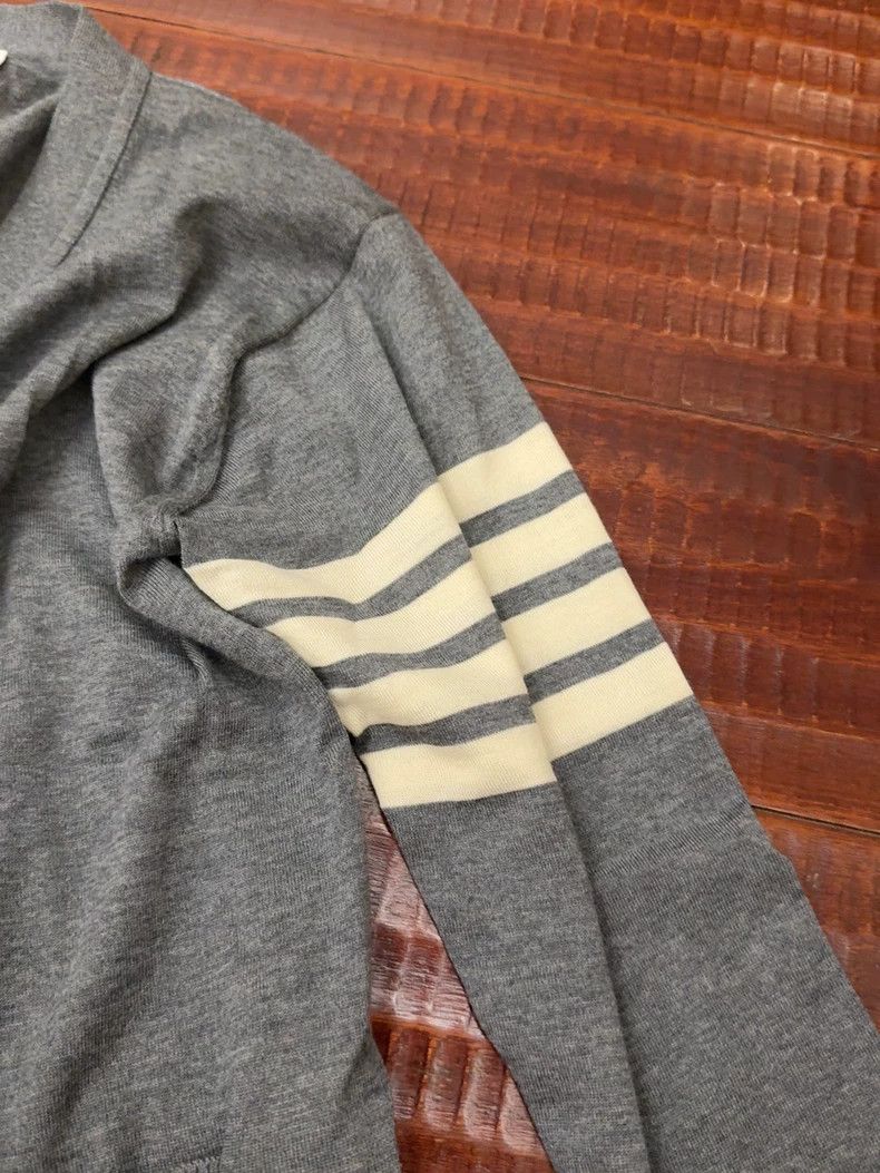 Thom Browne Thom Browne Gray wool sweater Size US XL / EU 56 / 4 - 3 Thumbnail