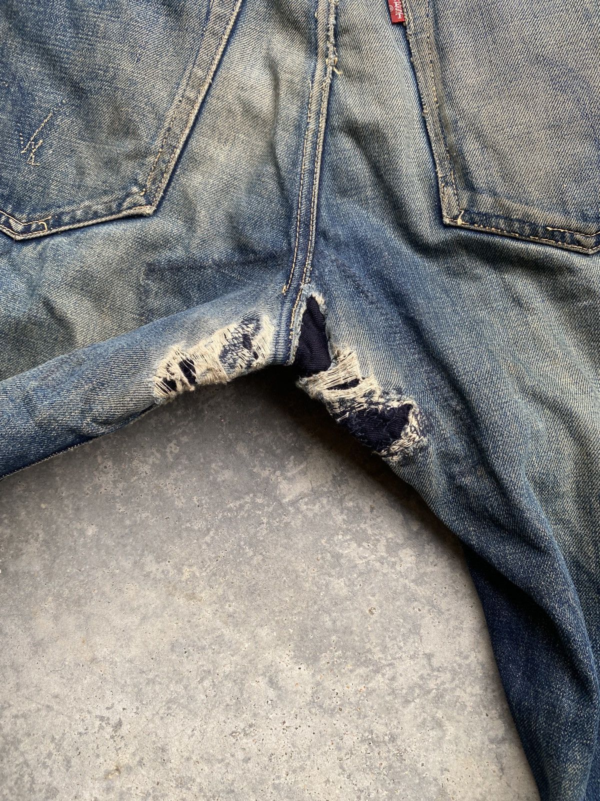PPFM × Vintage Vintage yellow division selvedge denim Size US 33 - 8 Thumbnail
