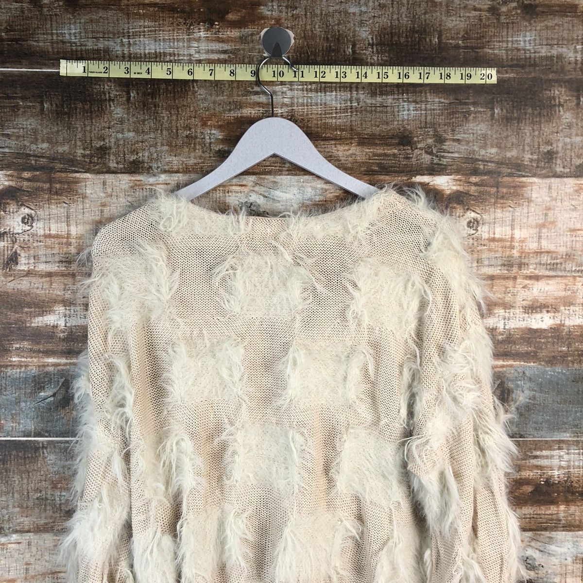 Homespun Knitwear DLL Mystic Brown Cardigan fur shaggy Knitwear #C020 Size US M / EU 48-50 / 2 - 15 Thumbnail