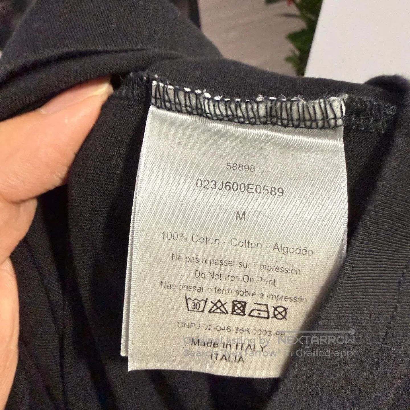 Dior Dior Crystal Stone Short Sleeve| Size US M / EU 48-50 / 2 - 5 Thumbnail