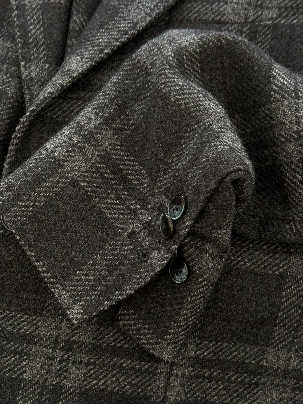 L.B.M. 1911 Charcoal Check L.B.M 1911 Sports Jacket Size 40R - 4 Thumbnail