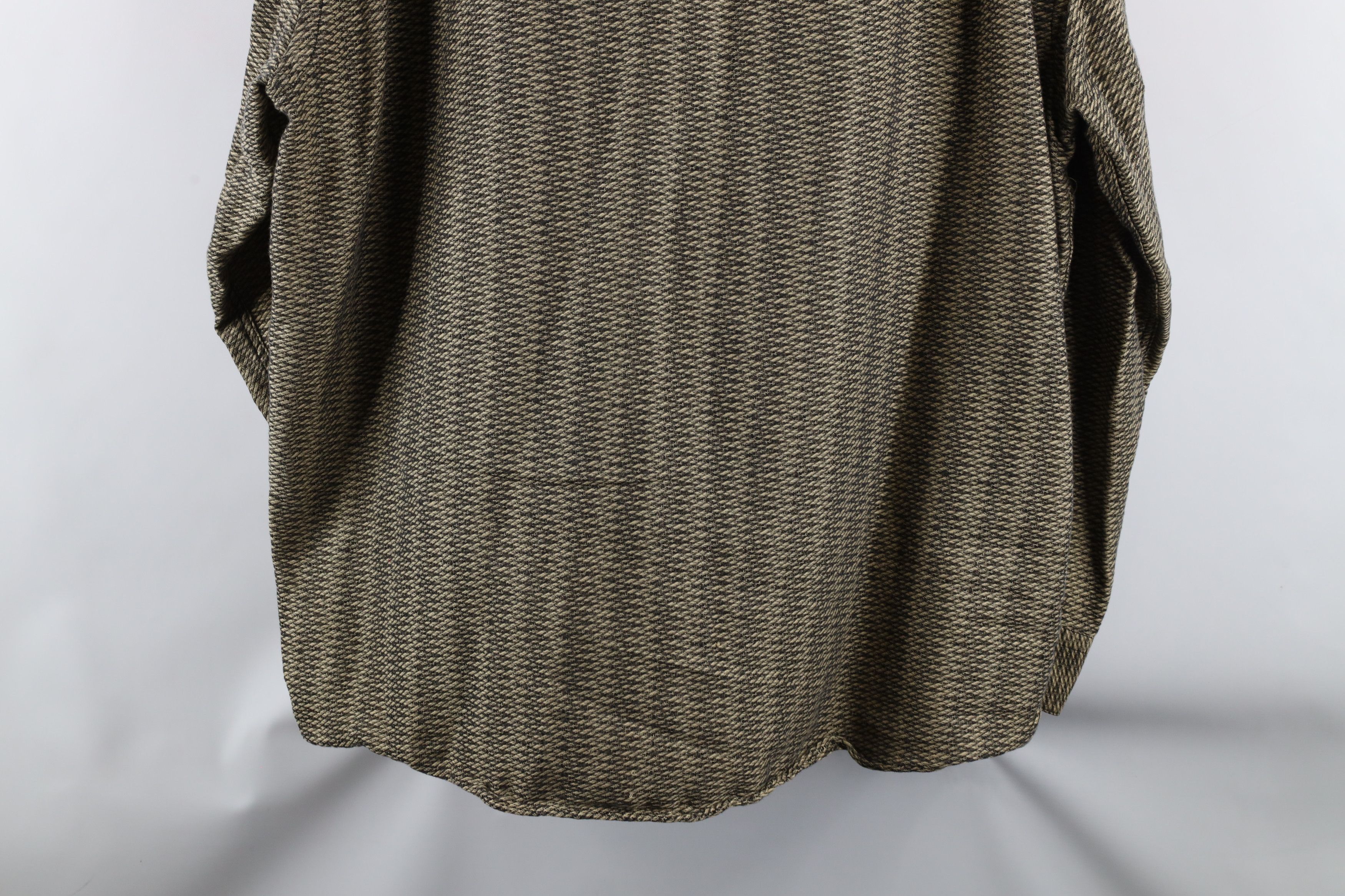 Vintage Vintage 90s Streetwear Fit Knit Collared Button Down Shirt Size US XL / EU 56 / 4 - 8 Thumbnail