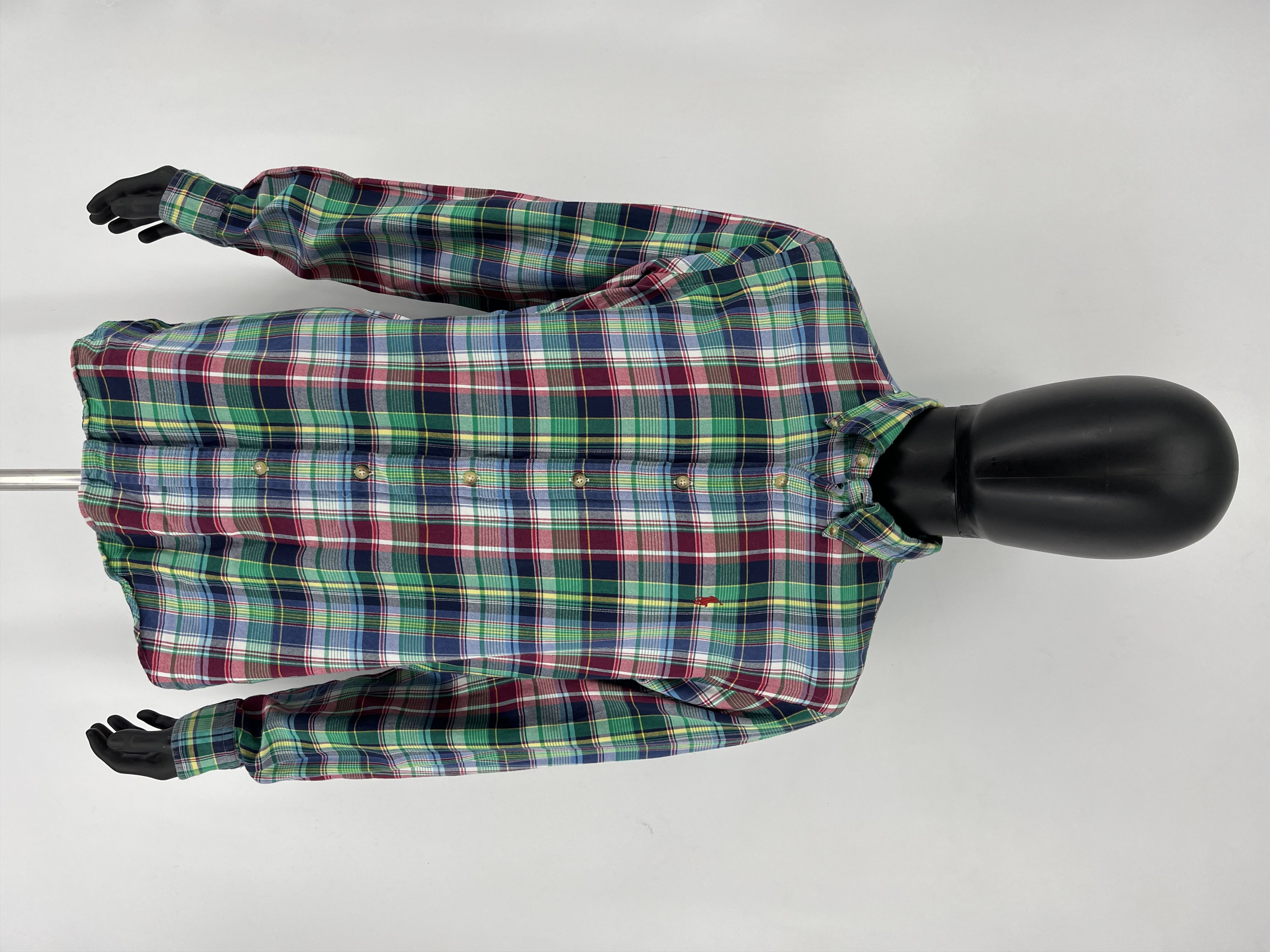 Flannel × Polo Ralph Lauren Vintage Y2K Flannel Shirt Travis Scott Style Size US L / EU 52-54 / 3 - 2 Thumbnail