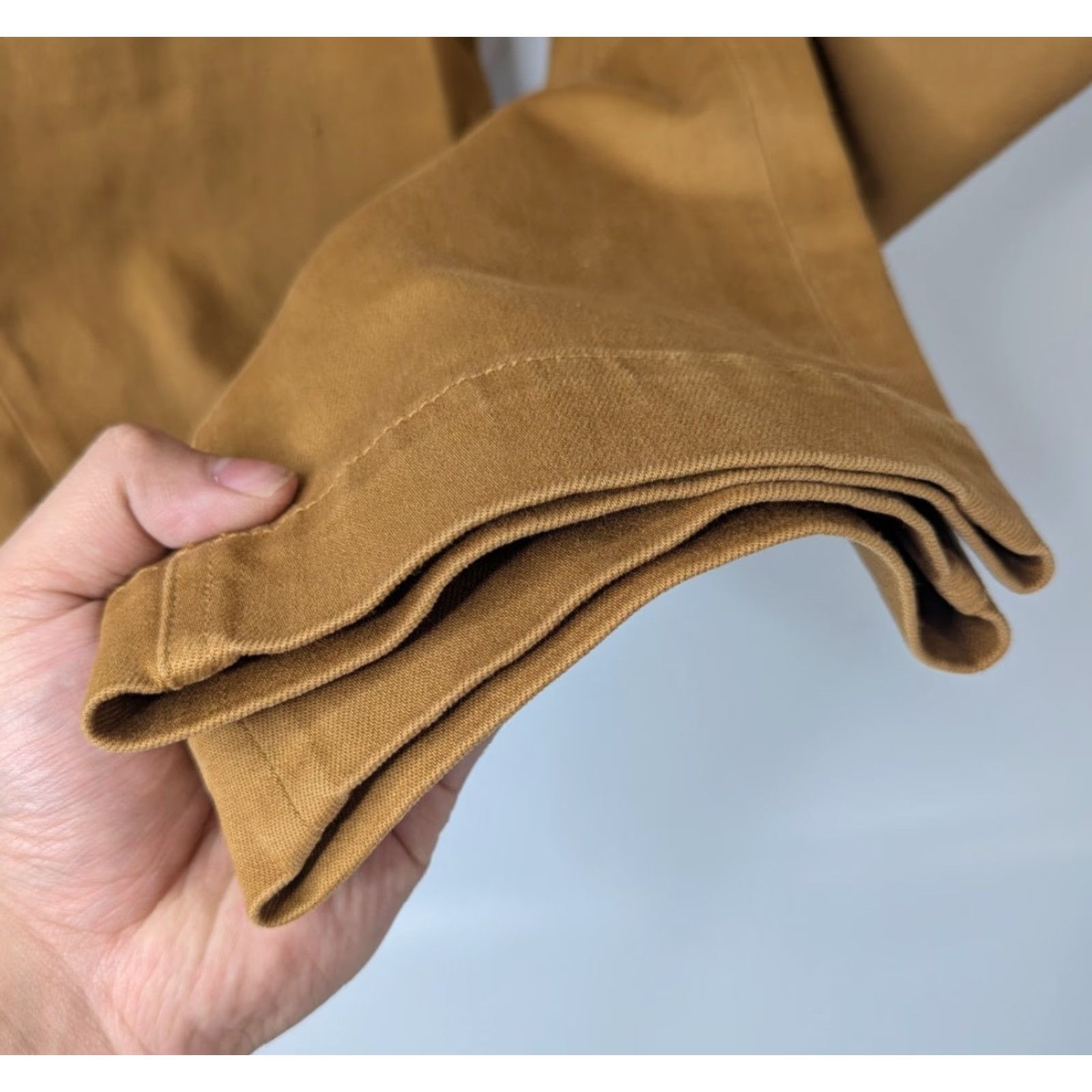 Everlane Everlane The Straight Leg Crop Pant Women 6 Beiges Cotton Twill High Rise Relaxed Front Flat Cropped Modern Vintage No Size 28" / US 6 / IT 42 - 3 Thumbnail