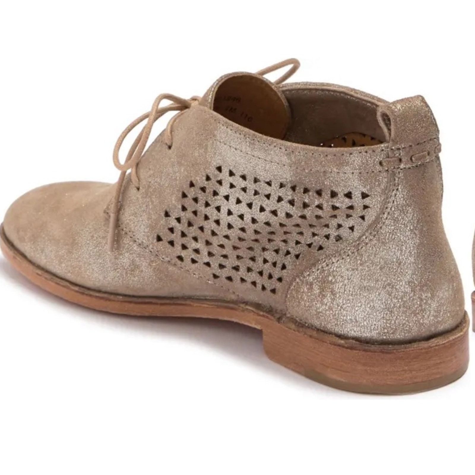 Other Addy Lace Laser-Cut Leather Boot TRASK Metallic Sz. 6 Size US 6 / IT 36 - 5 Thumbnail
