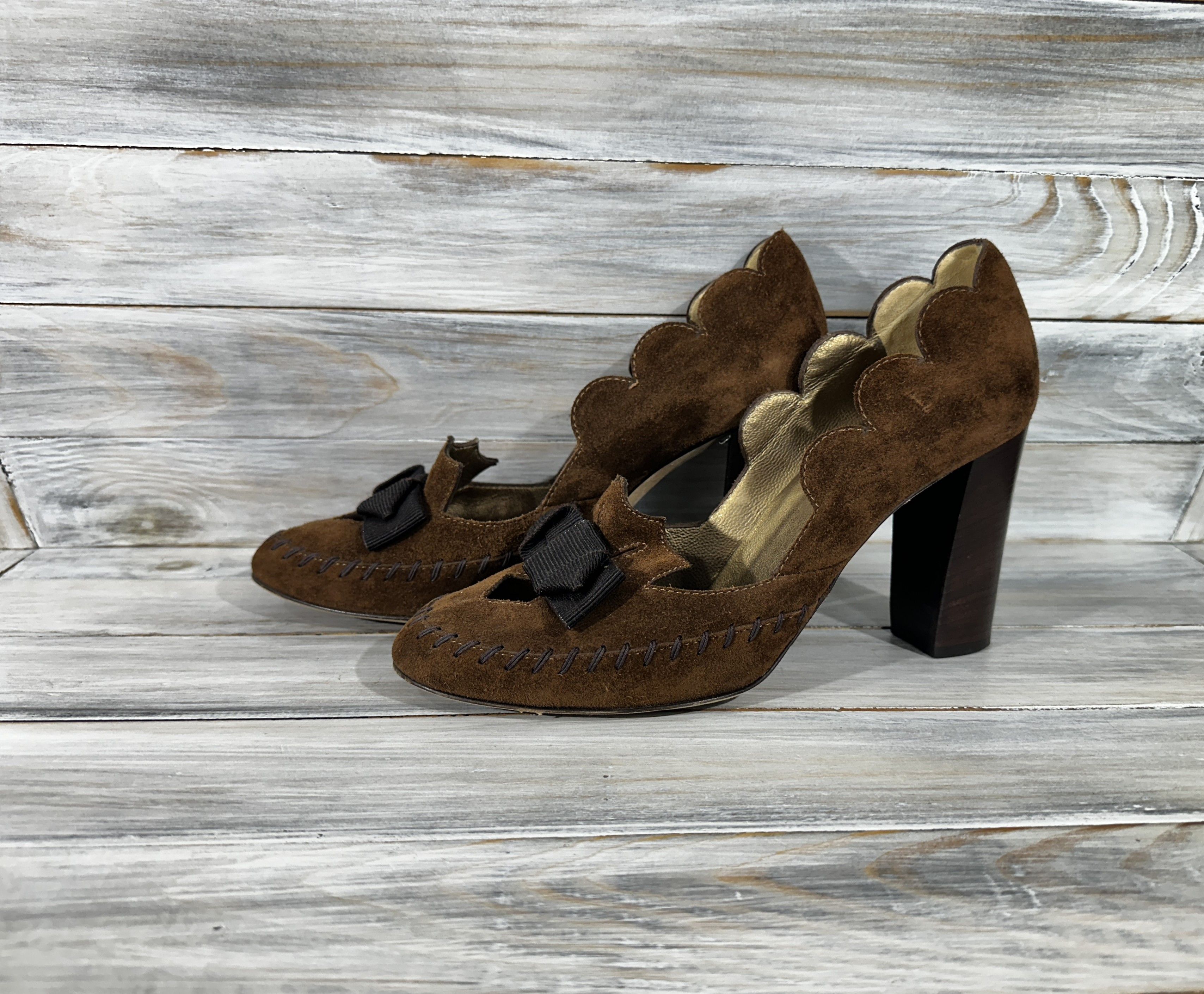 Alberta Ferretti Philosophy Di Alberta Ferretti Heels Shoes Made In Italy Size US 9 / IT 39 - 18 Thumbnail